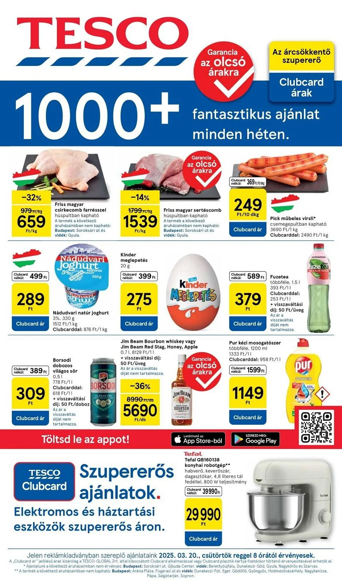 Katalógus Tesco akciós újság március 20.-tól március 26.-ig 2025. - Oldal 1