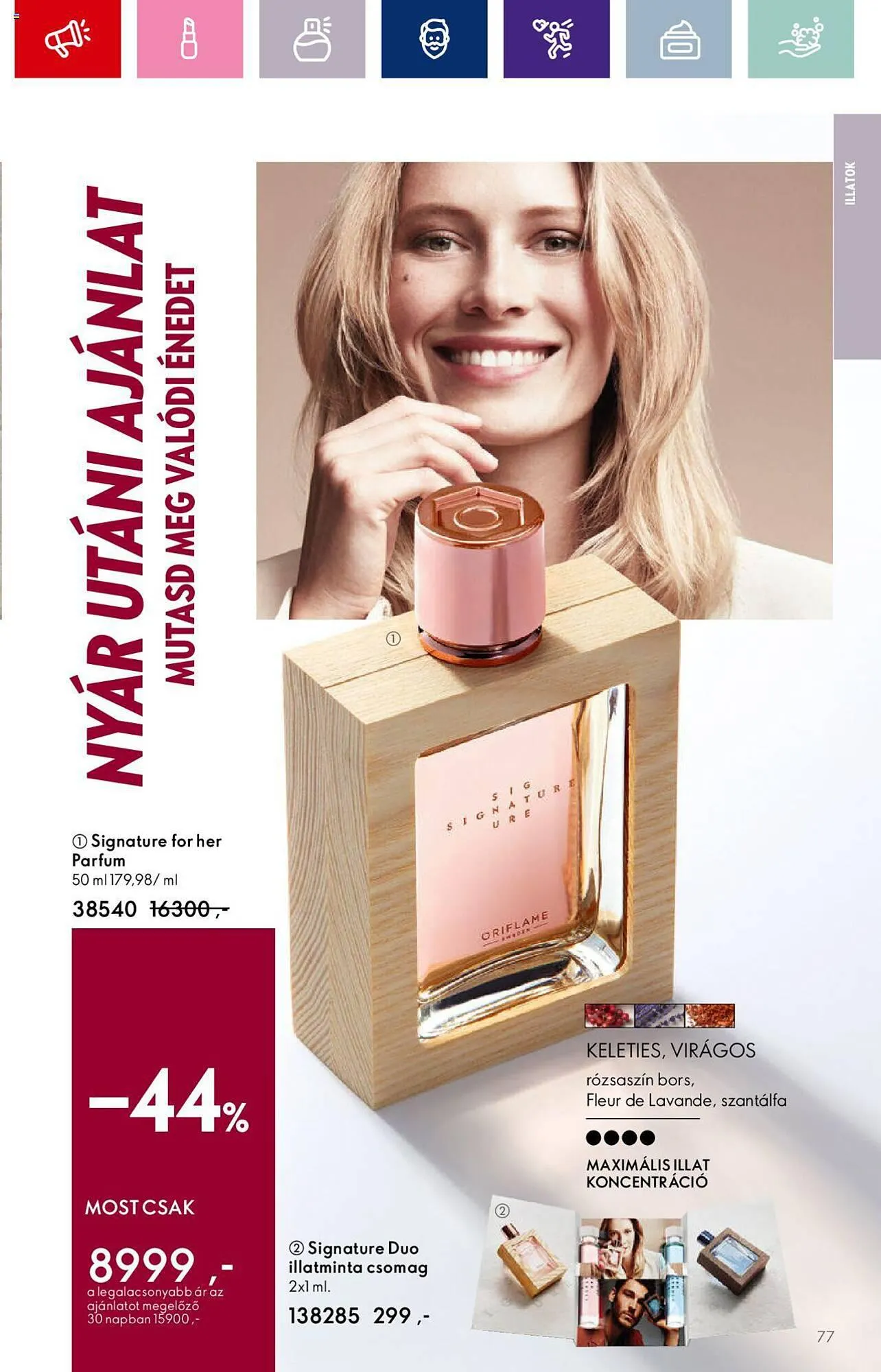 Katalógus Oriflame akciós újság szeptember 20.-tól október 10.-ig 2023. - Oldal 77