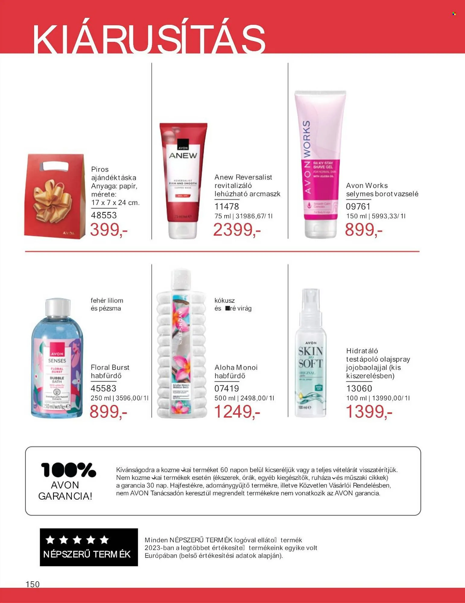 Katalógus AVON akciós újság június 1.-tól június 30.-ig 2025. - Oldal 150
