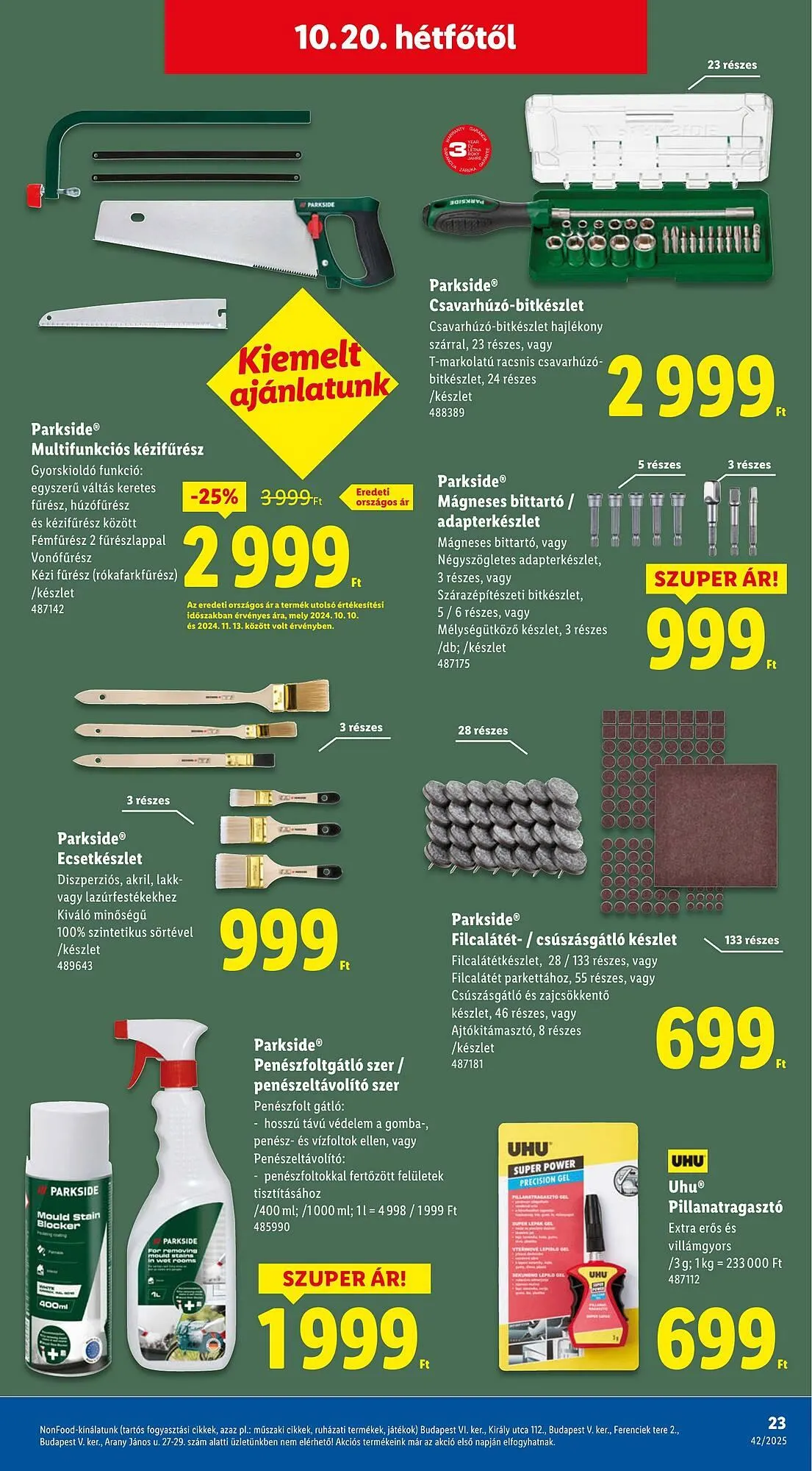 Katalógus Lidl akciós újság október 16.-tól október 21.-ig 2025. - Oldal 23