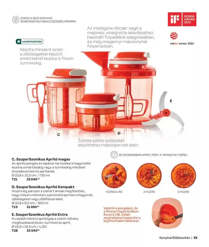 Katalógus Tupperware Autumn - Winter 2024/2025 Catalogue október 3.-tól március 23.-ig 2025. - Oldal 33