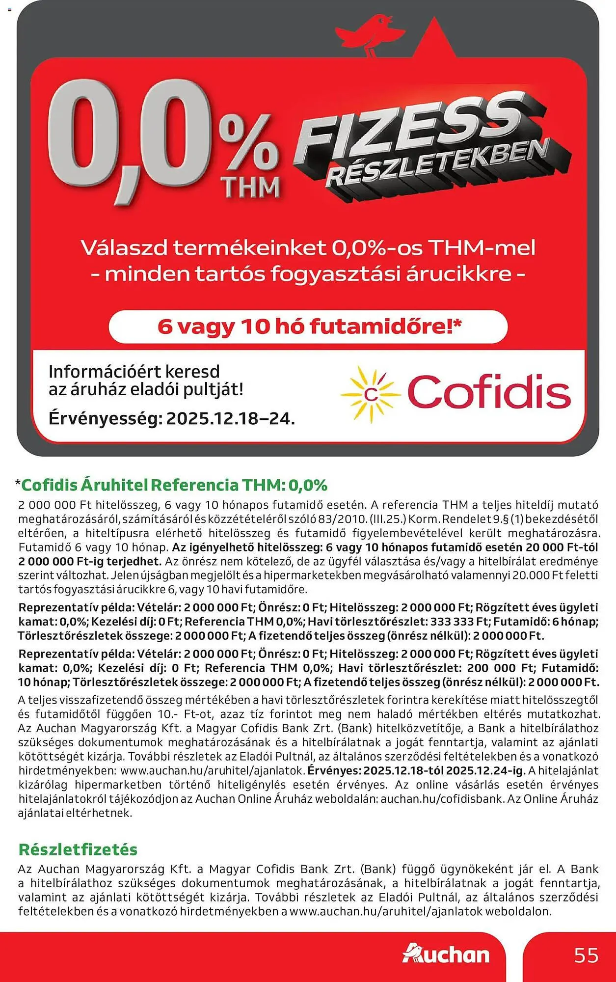 Katalógus Auchan akciós újság december 18.-tól december 24.-ig 2025. - Oldal 55