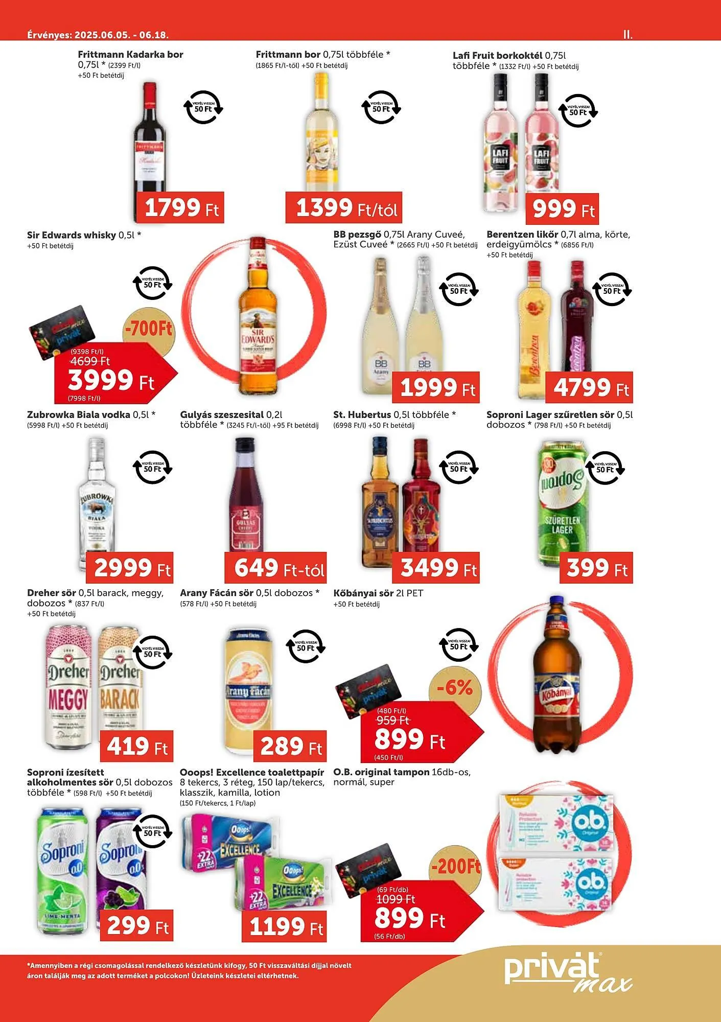 Katalógus PRIVÁT akciós újság június 5.-tól június 18.-ig 2025. - Oldal 11