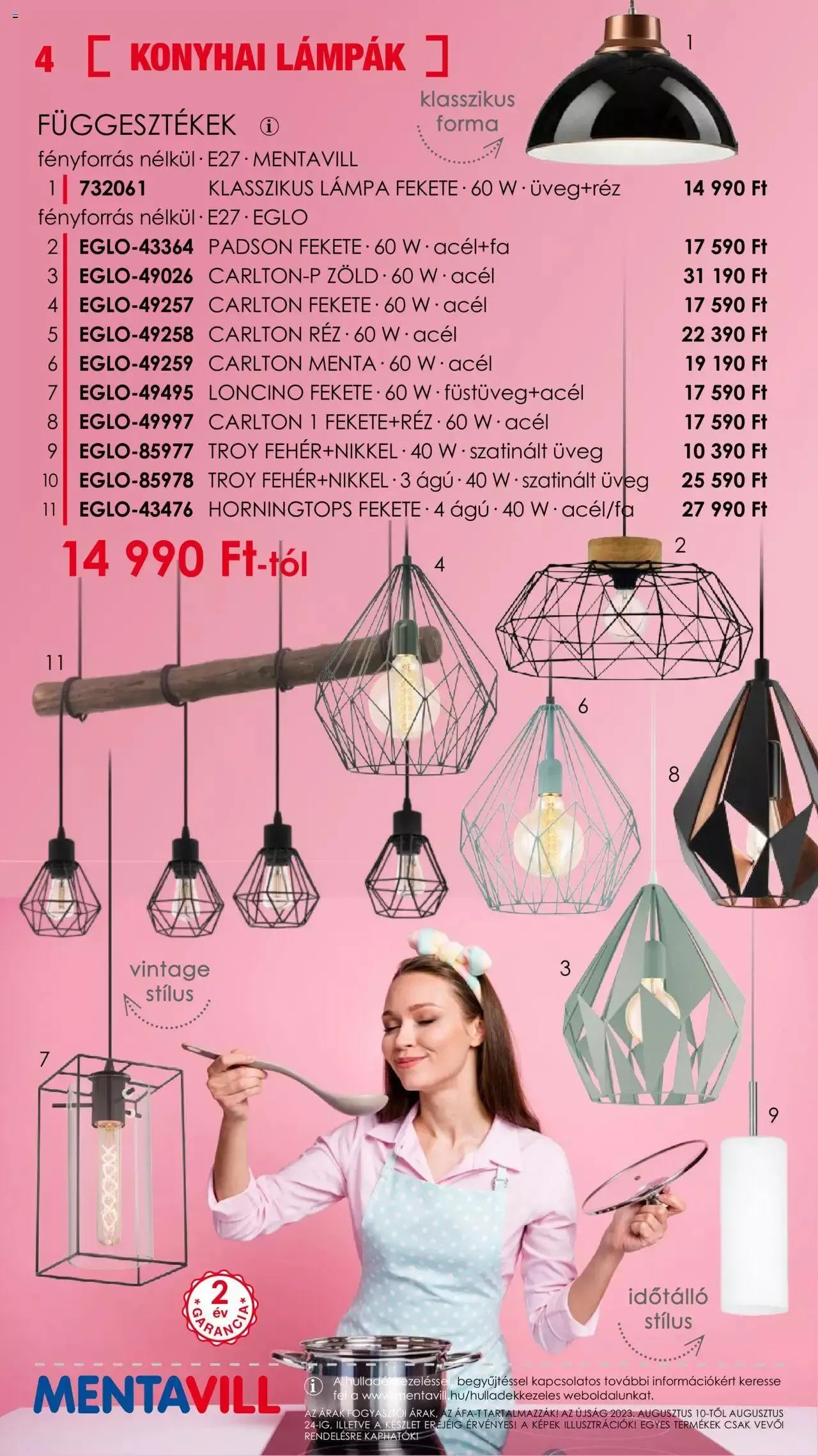 Katalógus Mentavill - Akciós újság augusztus 10.-tól augusztus 24.-ig 2023. - Oldal 4