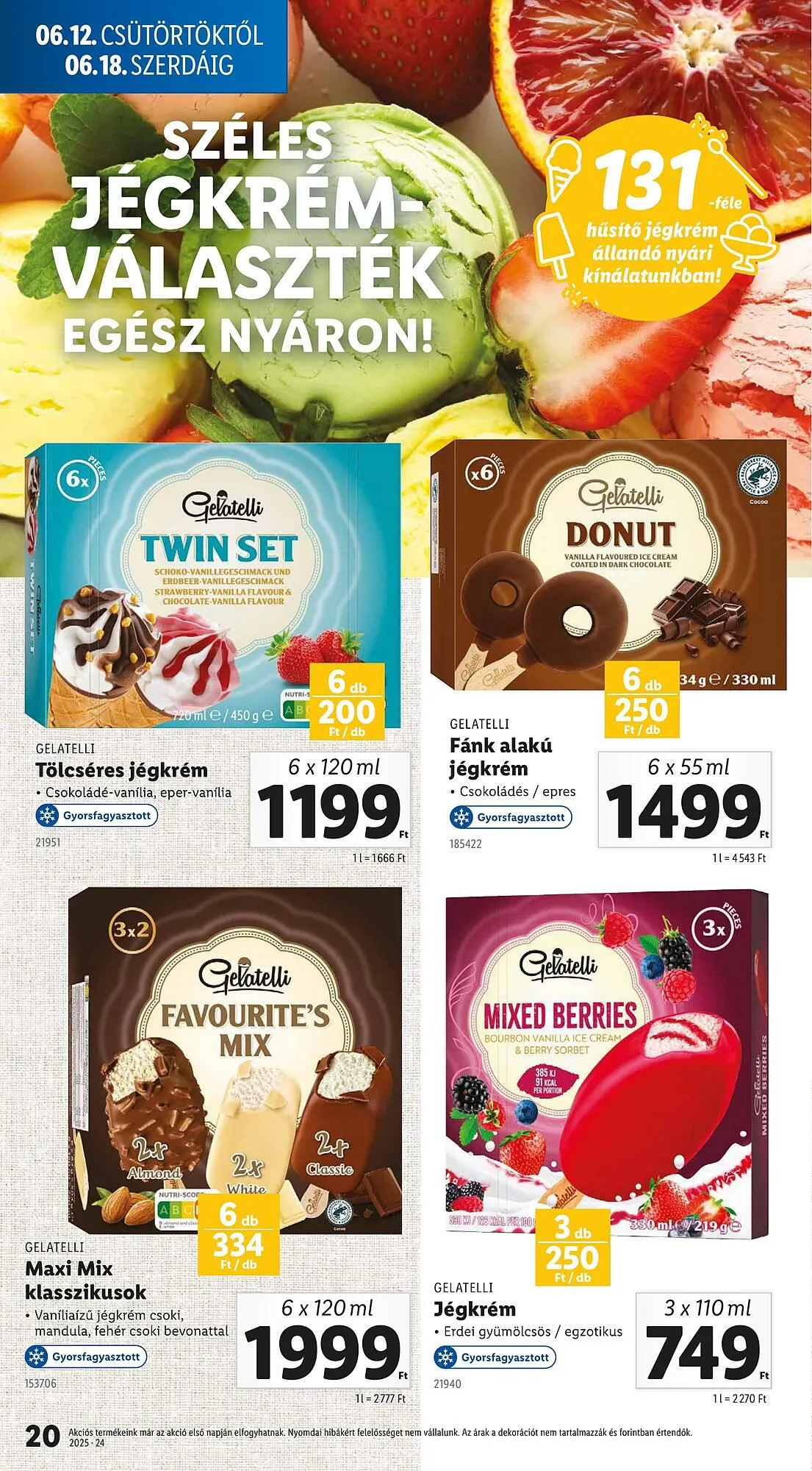 Katalógus Lidl akciós újság június 12.-tól június 18.-ig 2025. - Oldal 20