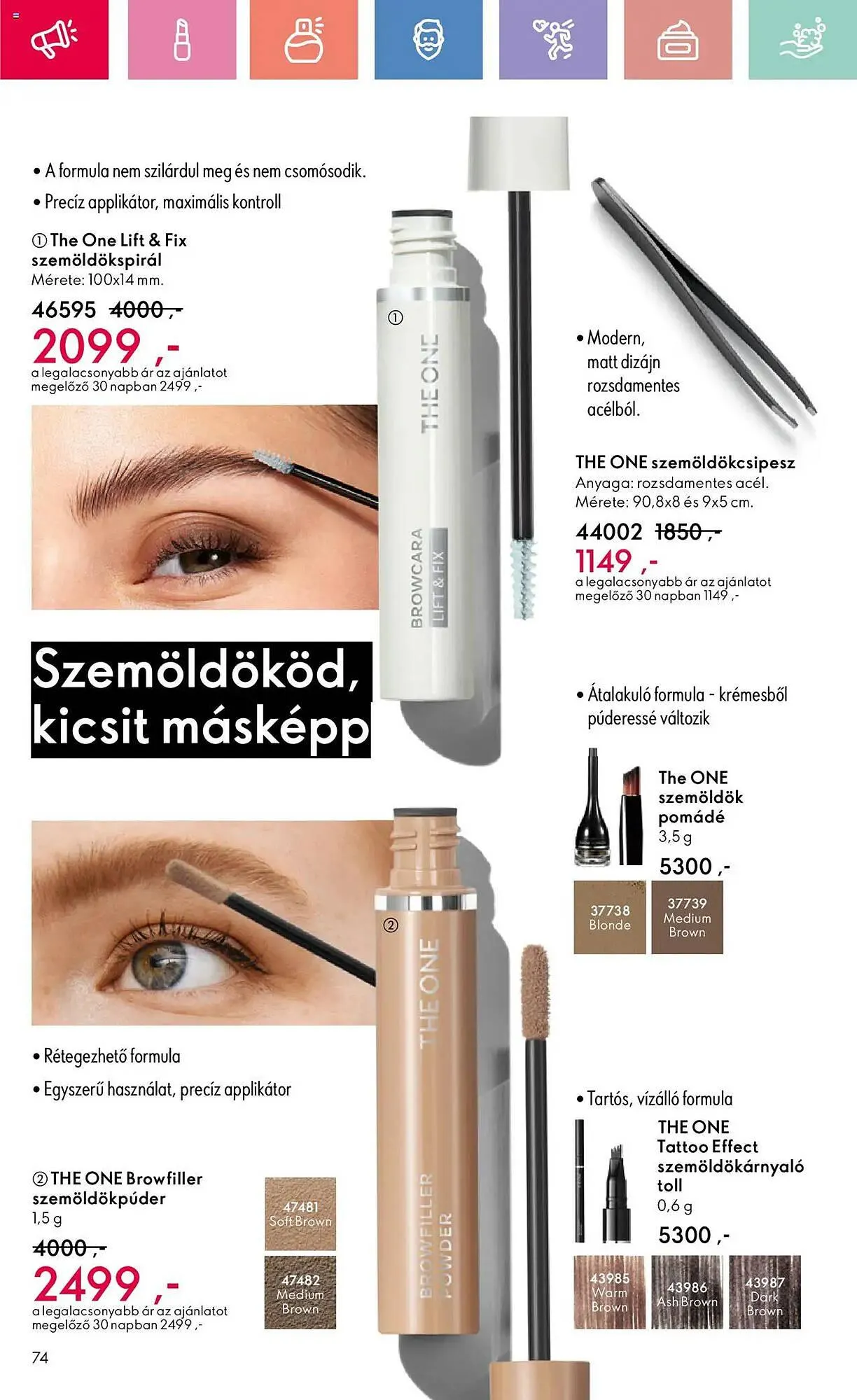 Katalógus Oriflame akciós újság június 15.-tól július 5.-ig 2025. - Oldal 74