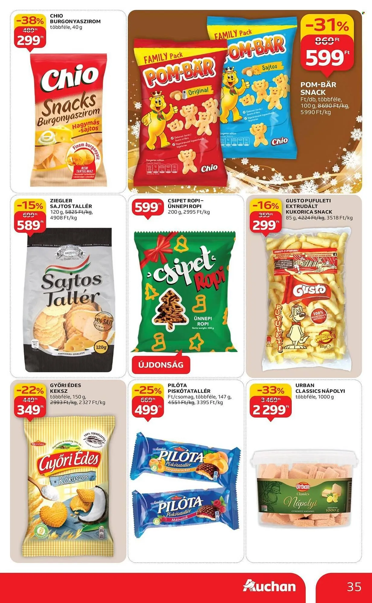 Katalógus Auchan akciós újság december 4.-tól december 10.-ig 2025. - Oldal 35