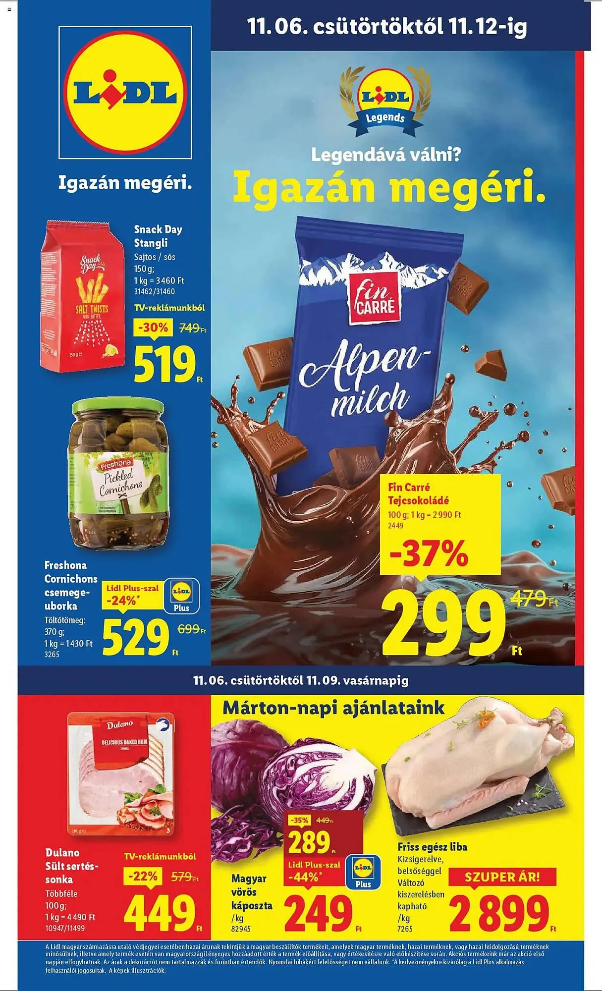 Katalógus Lidl akciós újság november 6.-tól november 12.-ig 2025. - Oldal 1
