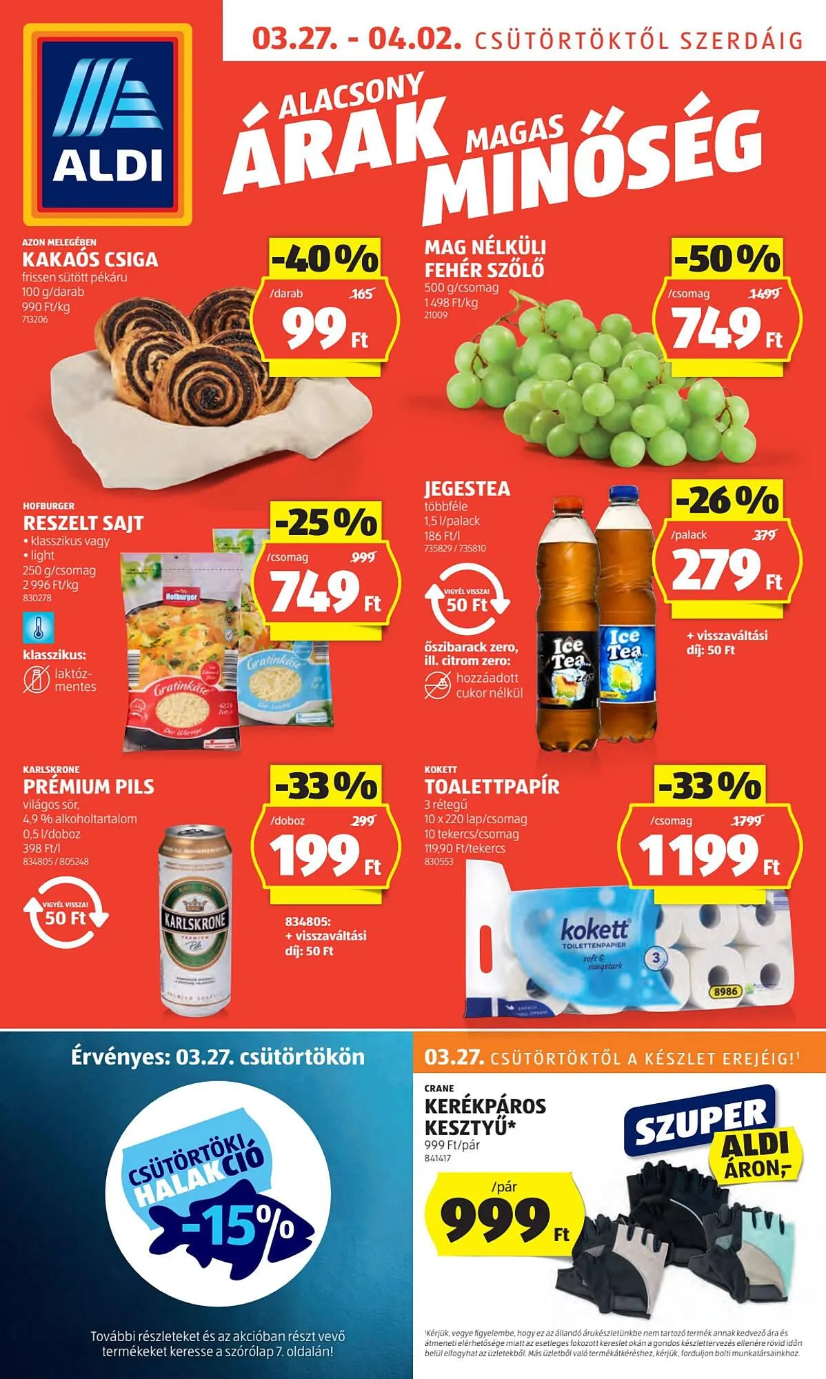 Katalógus ALDI akciós újság március 27.-tól április 2.-ig 2025. - Oldal 1