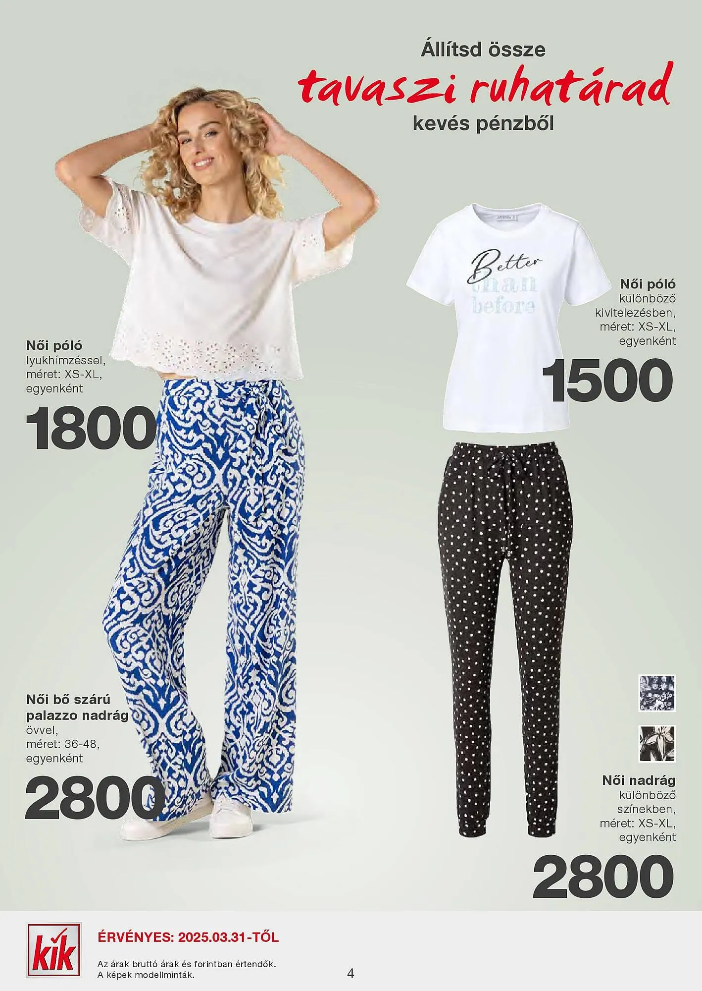 Katalógus Kik akciós újság március 28.-tól április 6.-ig 2025. - Oldal 4