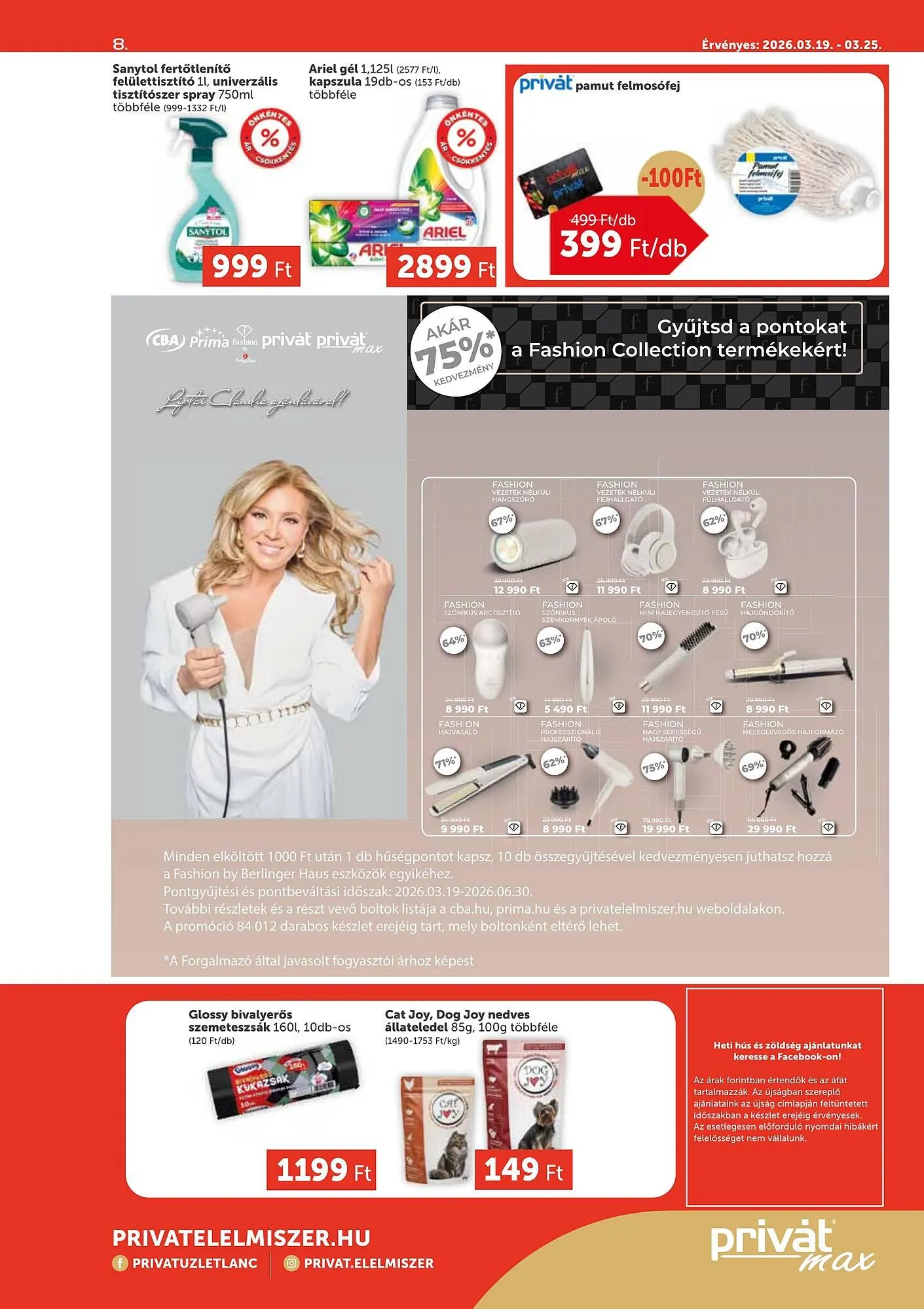 Katalógus PRIVÁT akciós újság március 19.-tól március 25.-ig 2026. - Oldal 8