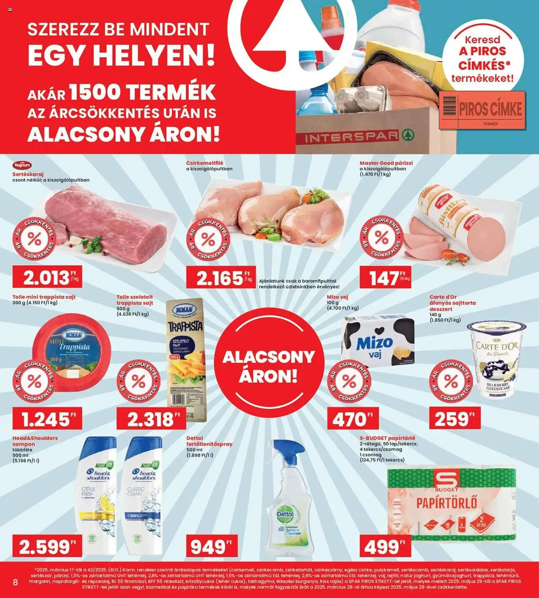 Katalógus Interspar akciós újság július 31.-tól augusztus 6.-ig 2025. - Oldal 8