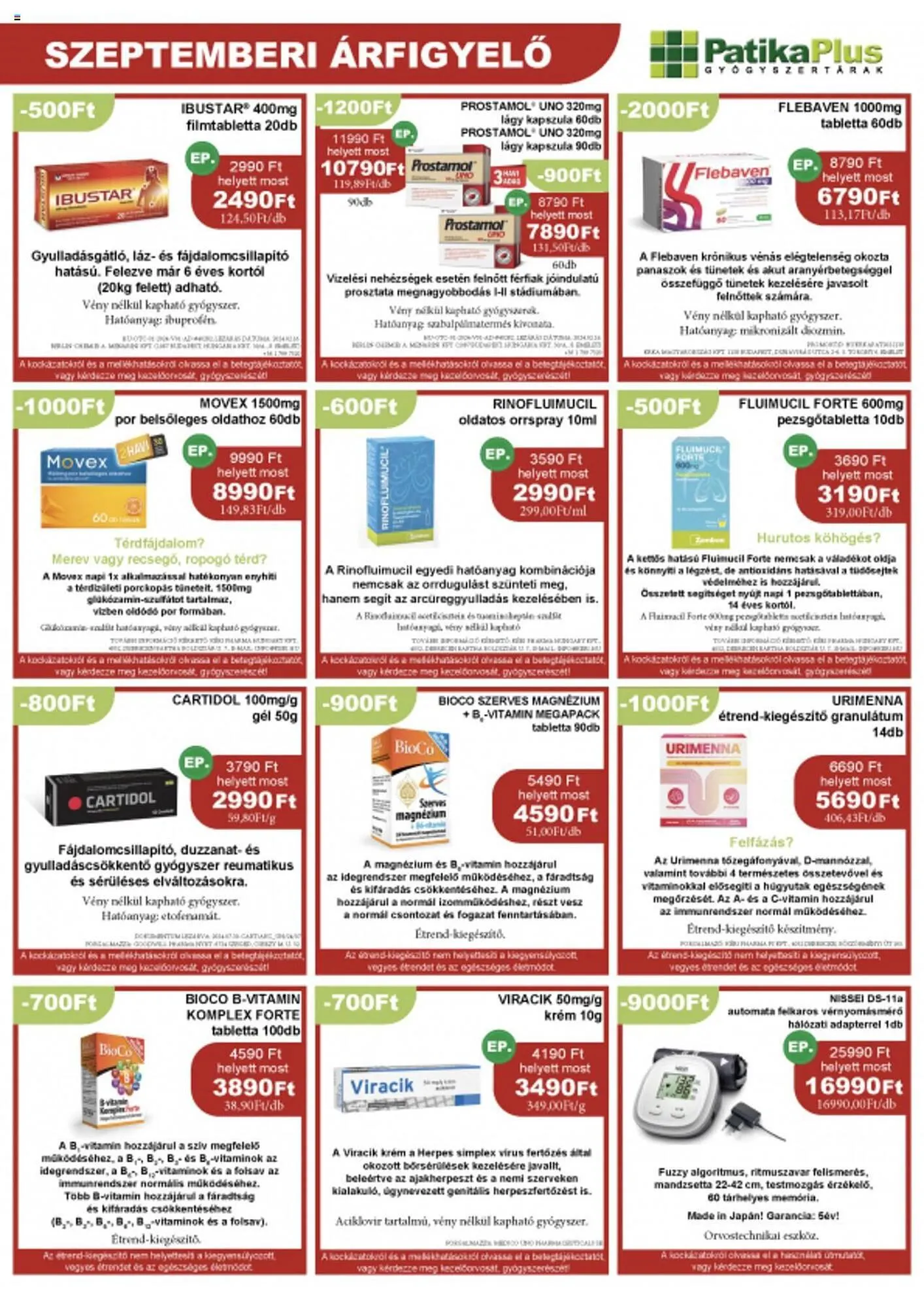 Katalógus PatikaPlus akciós újság szeptember 1.-tól szeptember 30.-ig 2024. - Oldal 7