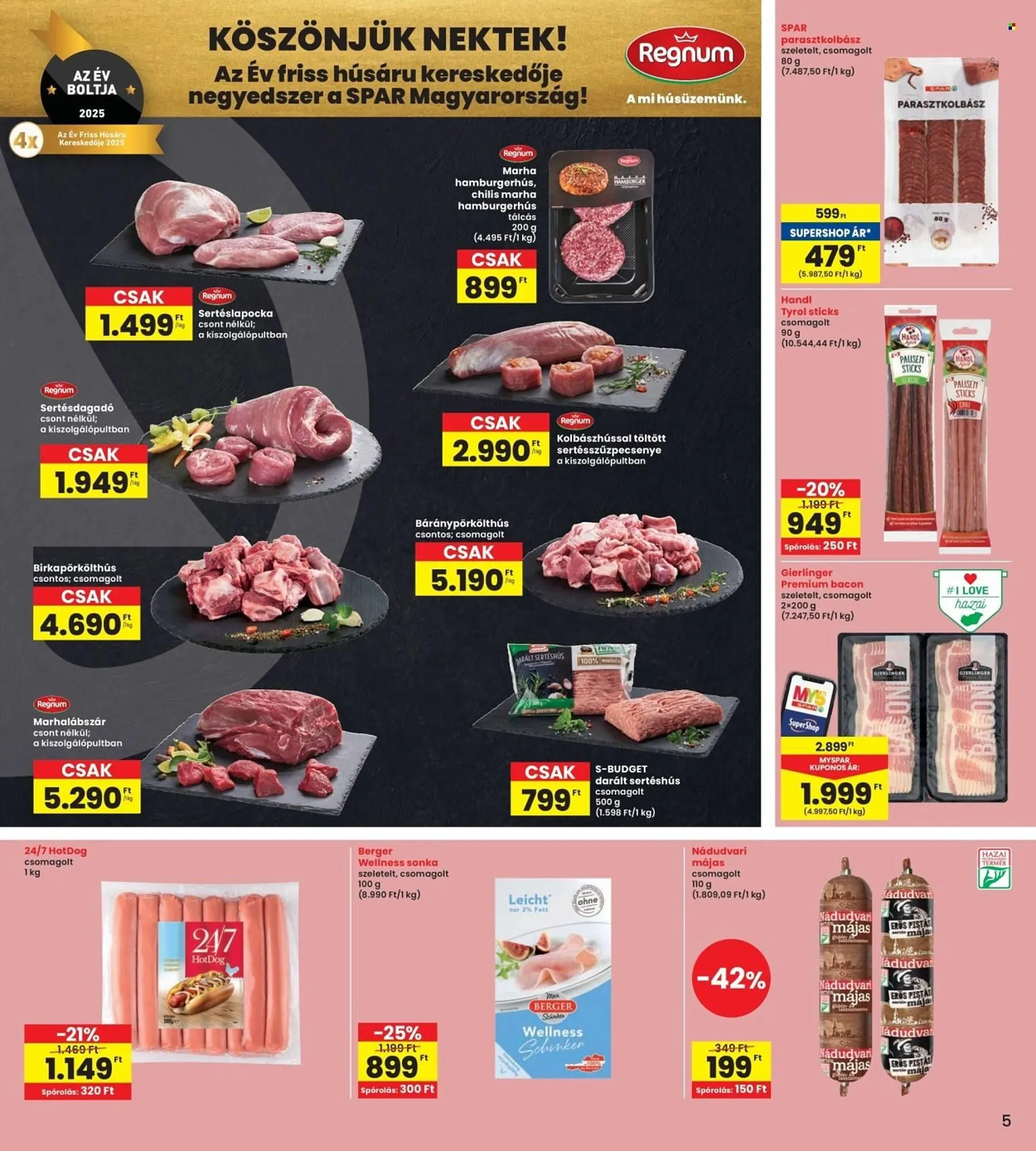 Katalógus Interspar akciós újság október 9.-tól október 15.-ig 2025. - Oldal 5