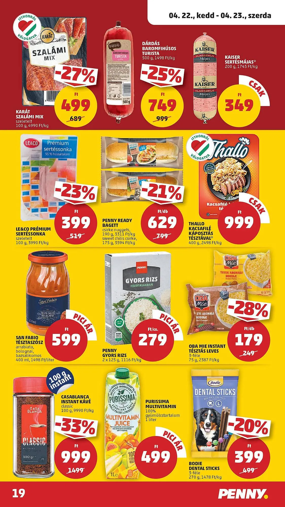 Katalógus PENNY akciós újság április 16.-tól április 23.-ig 2025. - Oldal 19