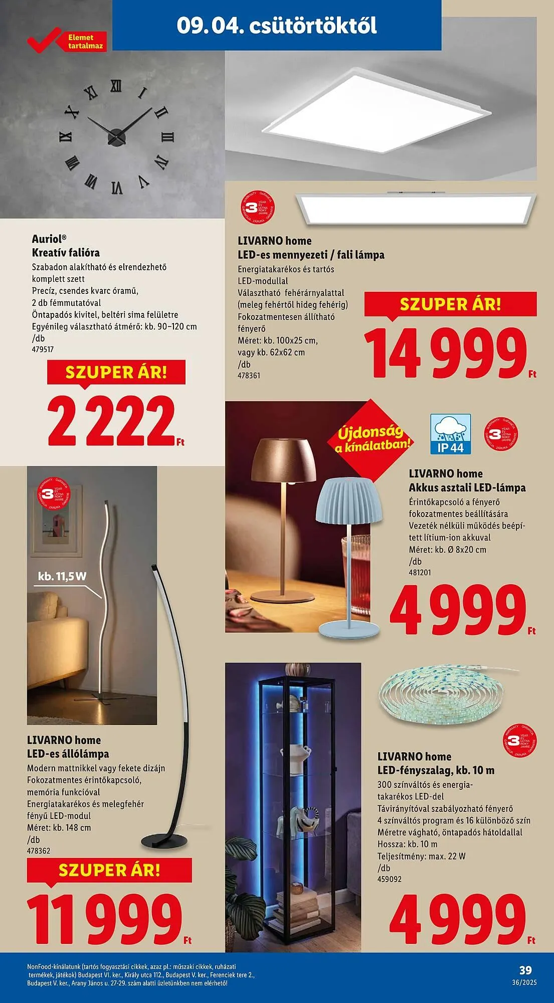 Katalógus Pick-Lidl Nyereményjáték 2025.09.24 akciós újság szeptember 4.-tól szeptember 10.-ig 2025. - Oldal 39