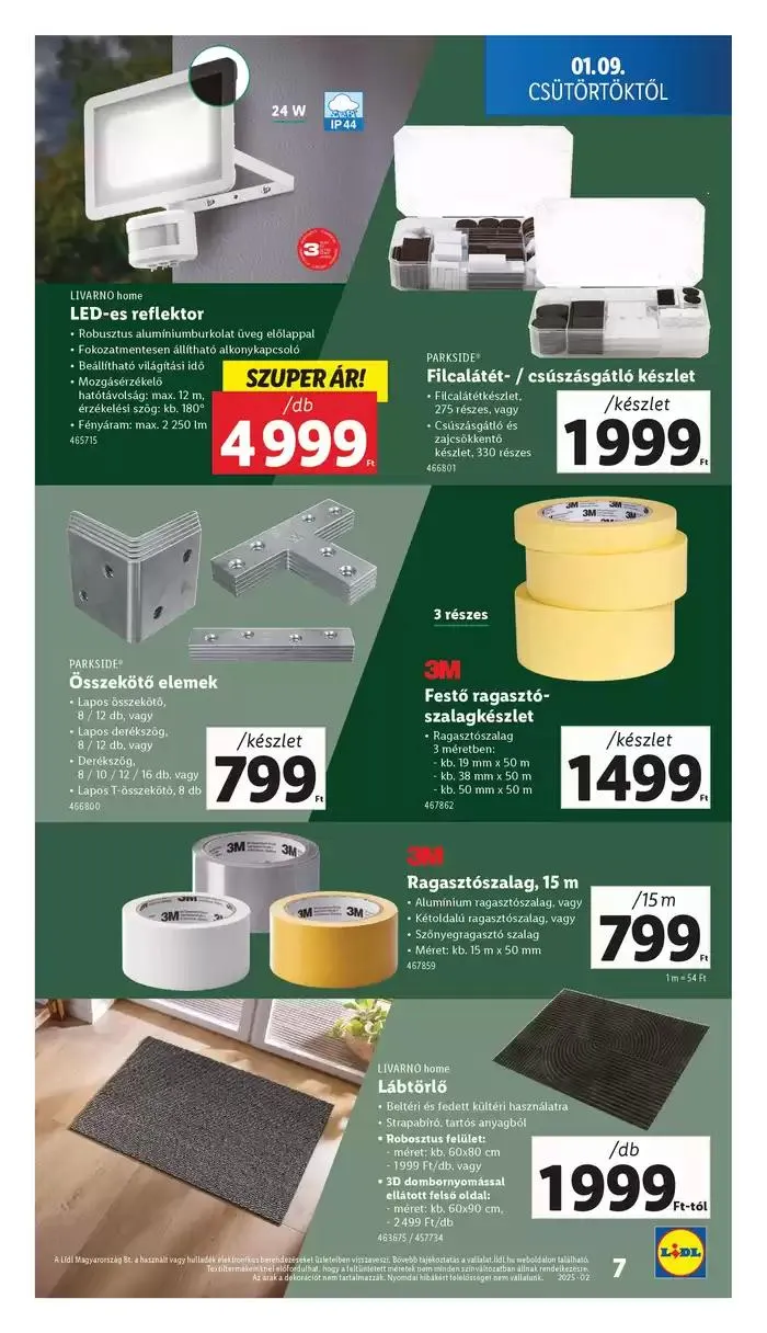 Katalógus Nonfood kínálatunk - 02. hét január 9.-tól január 15.-ig 2025. - Oldal 7