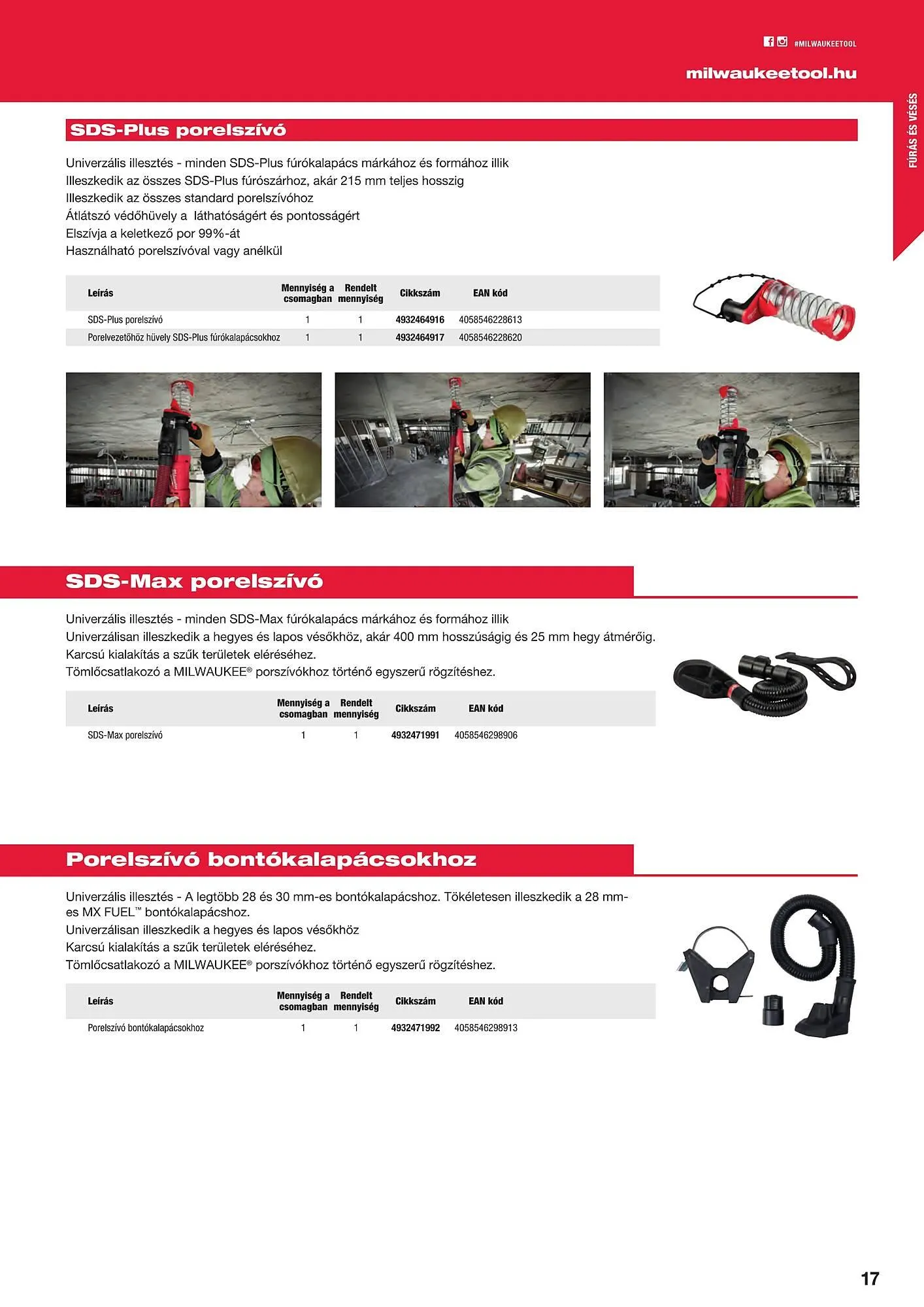 Katalógus Milwaukeetool akciós újság augusztus 14.-tól december 31.-ig 2024. - Oldal 17