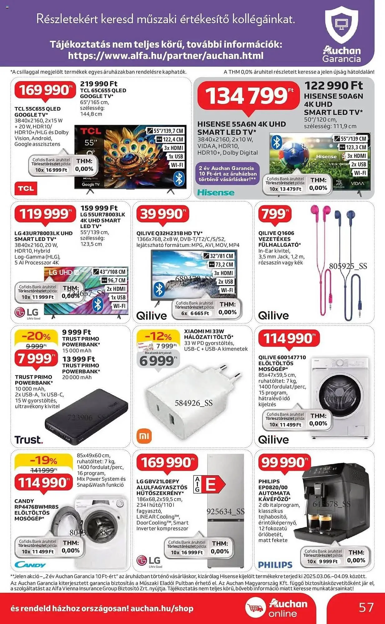 Katalógus Auchan akciós újság április 3.-tól április 9.-ig 2025. - Oldal 57