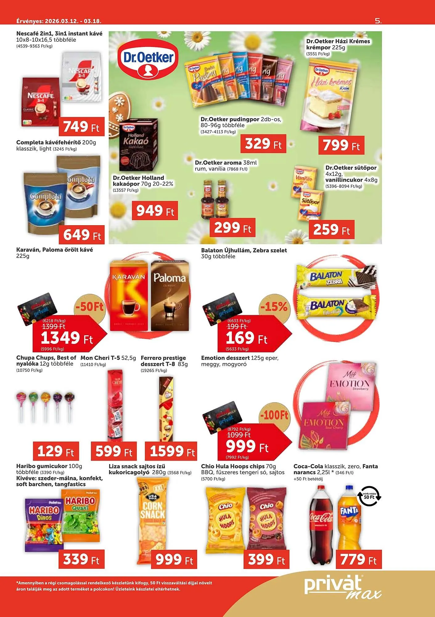 Katalógus PRIVÁT akciós újság március 12.-tól március 18.-ig 2026. - Oldal 5