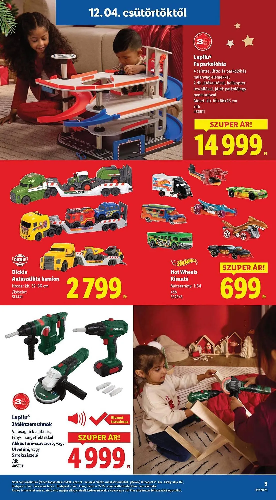 Katalógus Lidl akciós újság december 4.-tól december 28.-ig 2025. - Oldal 3