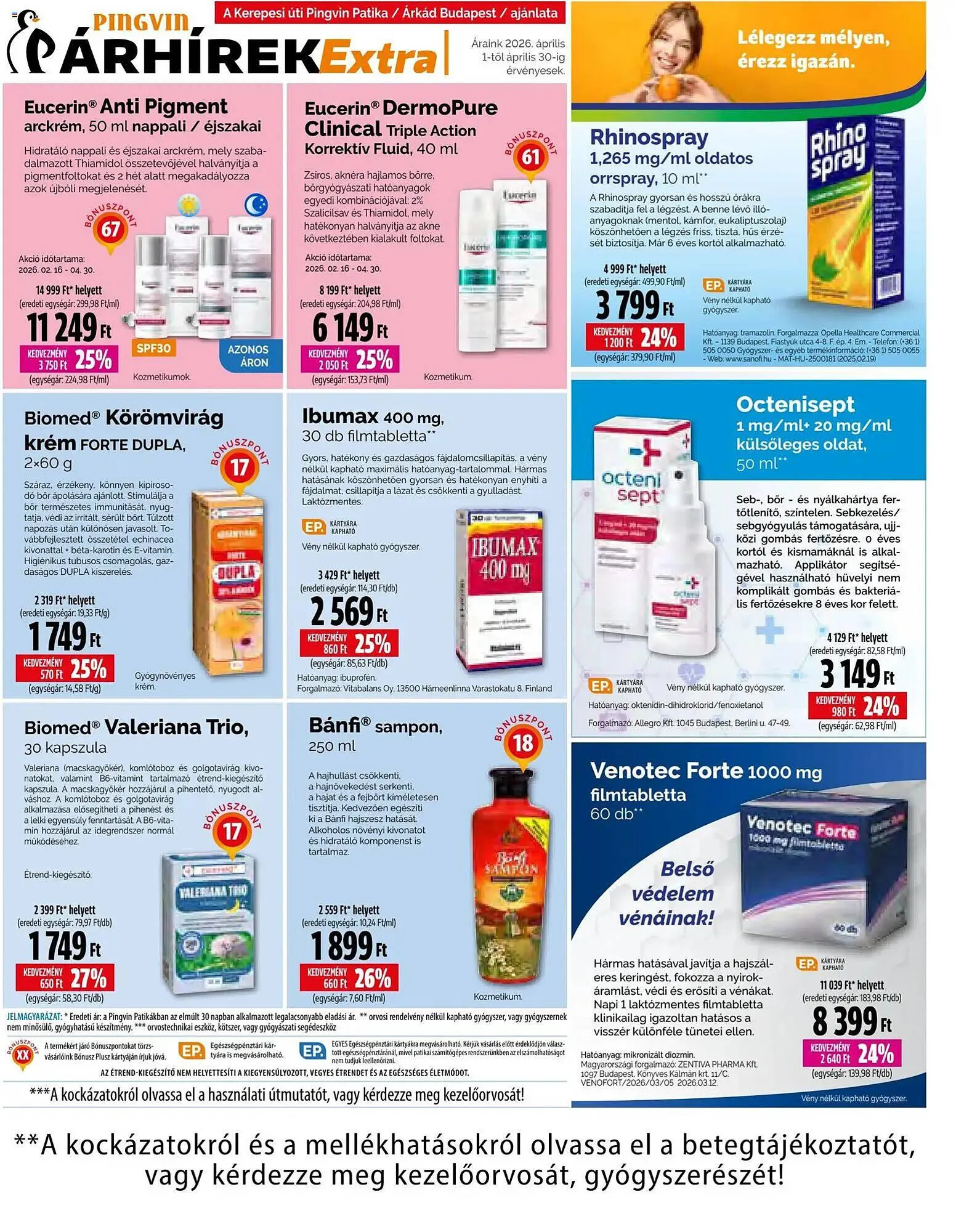 Katalógus Pingvin Patika akciós újság április 1.-tól április 30.-ig 2026. - Oldal 13