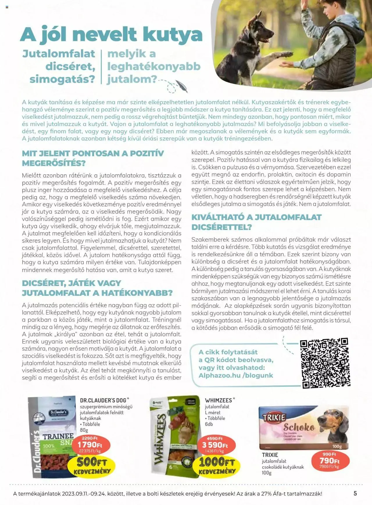 Katalógus AlphaZoo Akciós újság szeptember 11.-tól szeptember 24.-ig 2023. - Oldal 5