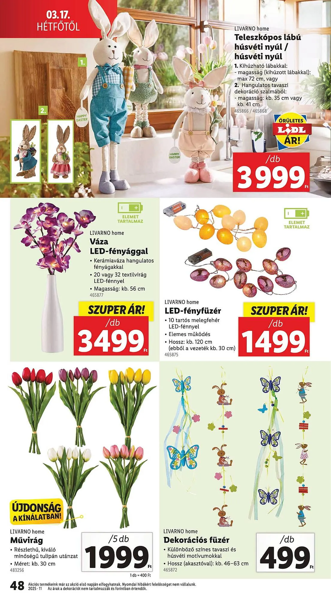 Katalógus Lidl akciós újság március 13.-tól március 19.-ig 2025. - Oldal 48