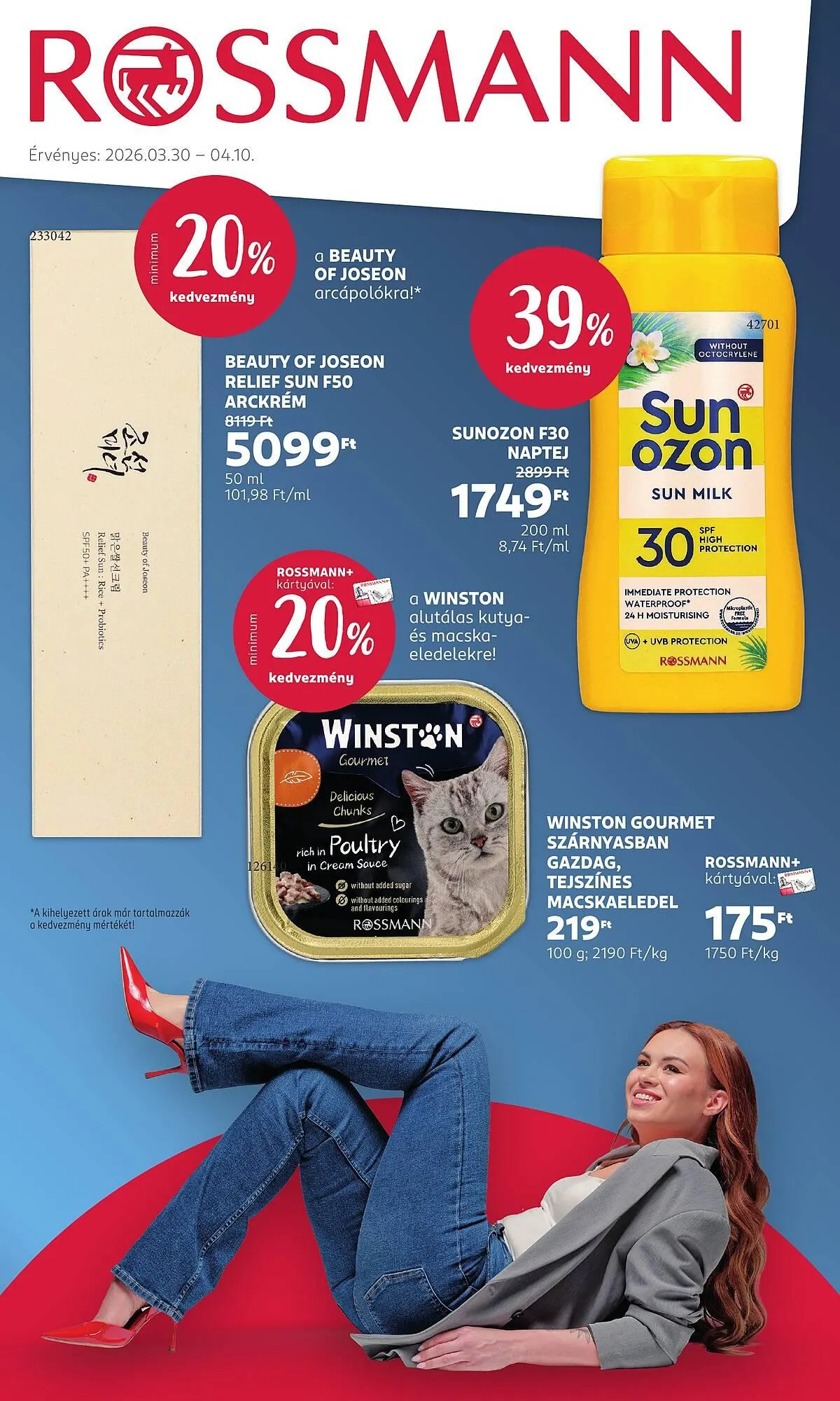 Katalógus Rossmann akciós újság március 30.-tól április 10.-ig 2026. - Oldal 1