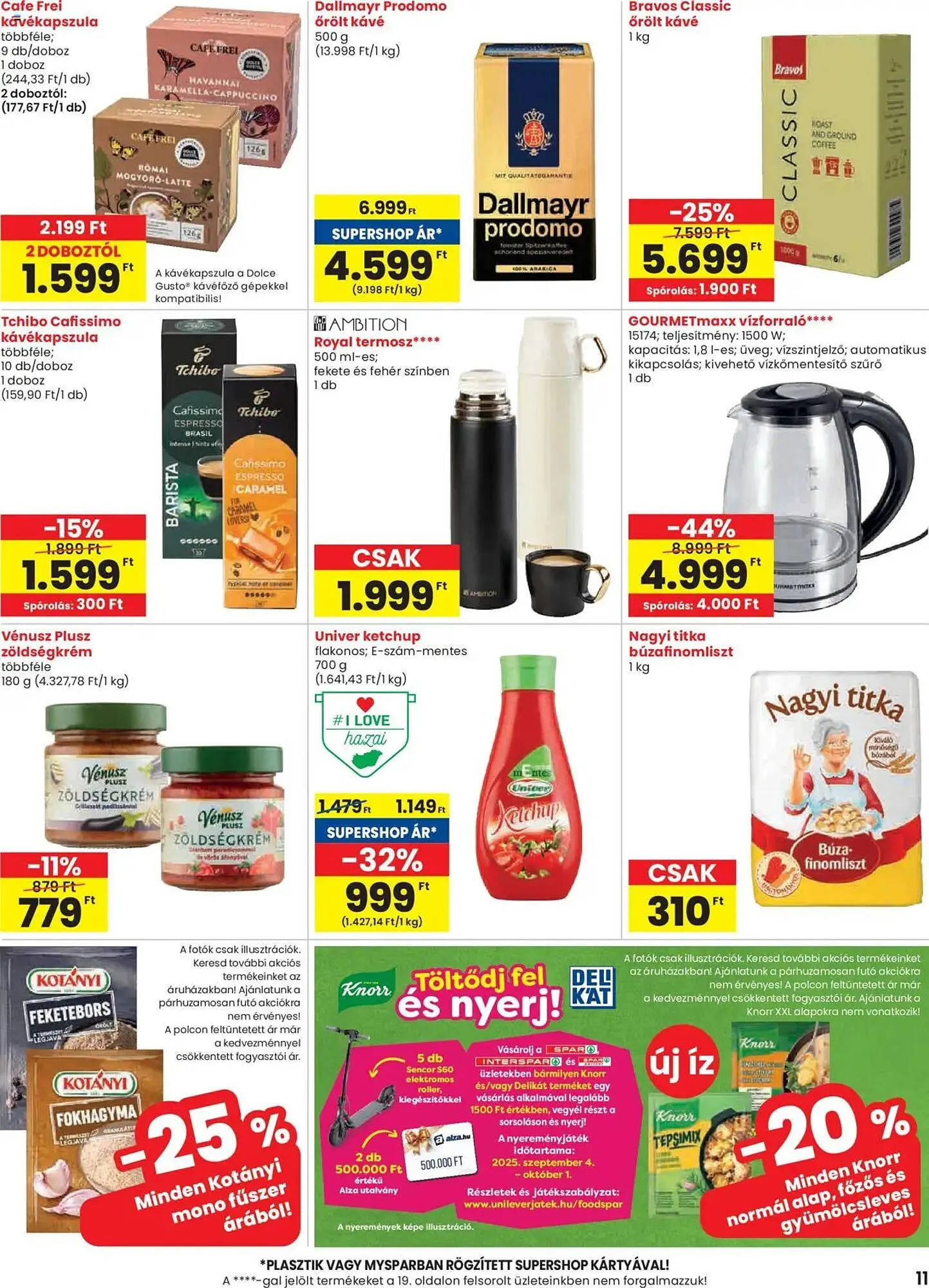 Katalógus Spar akciós újság szeptember 4.-tól szeptember 10.-ig 2025. - Oldal 11