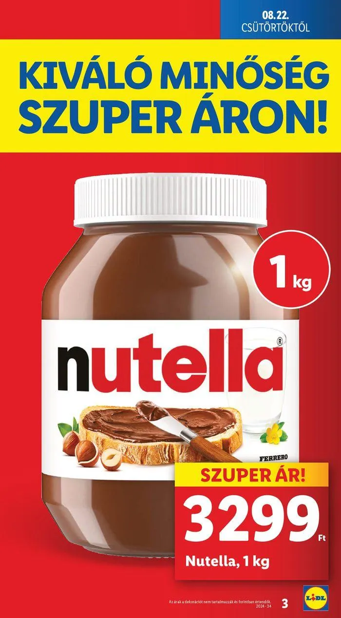 Katalógus Akciós újság – 34. hét augusztus 22.-tól augusztus 28.-ig 2024. - Oldal 3