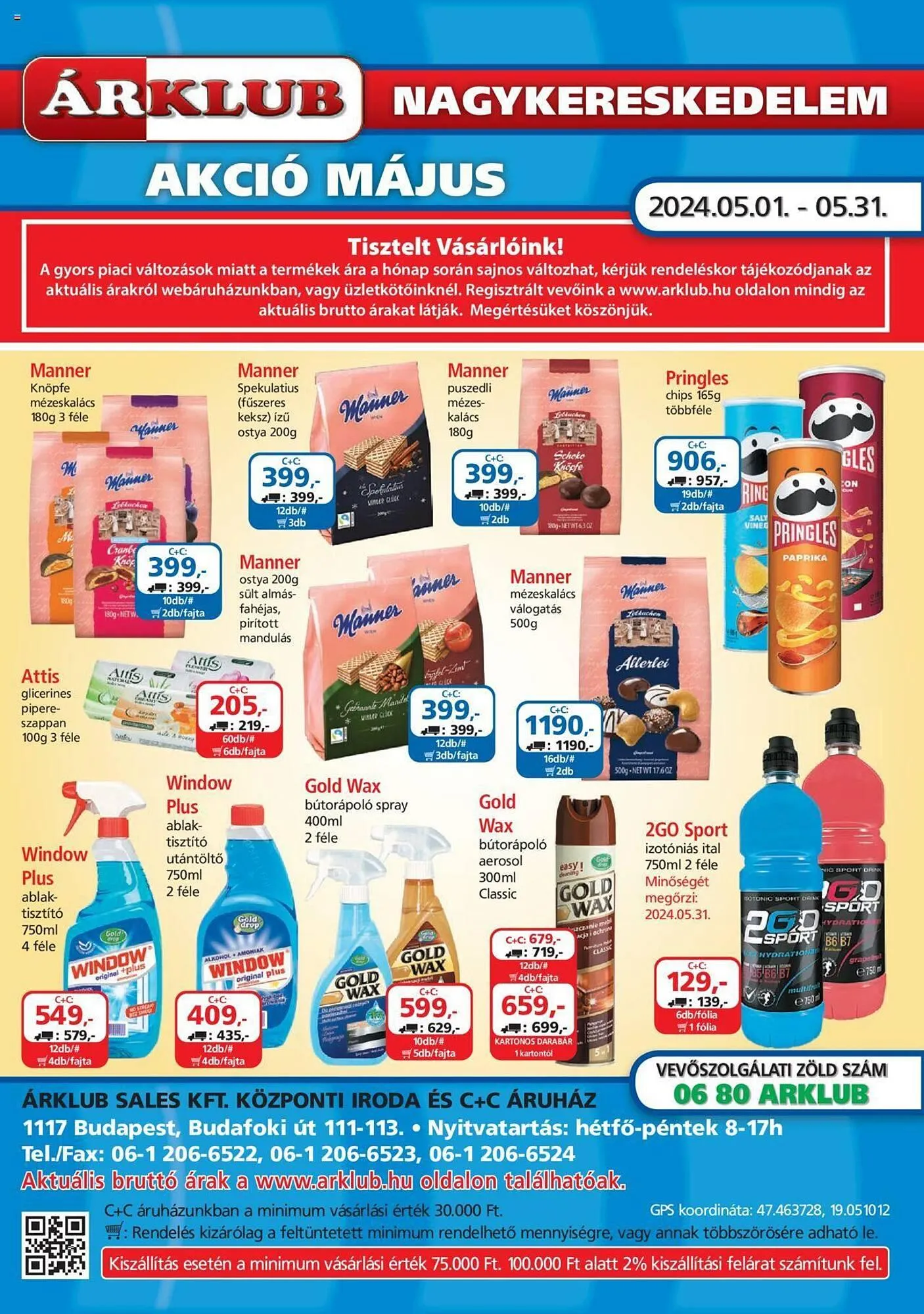 ÁRKLUB akciós újság - 1