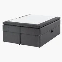 Kontinentális ágy 140x200 GOLD C50 ágyneműtartóval szürke-41