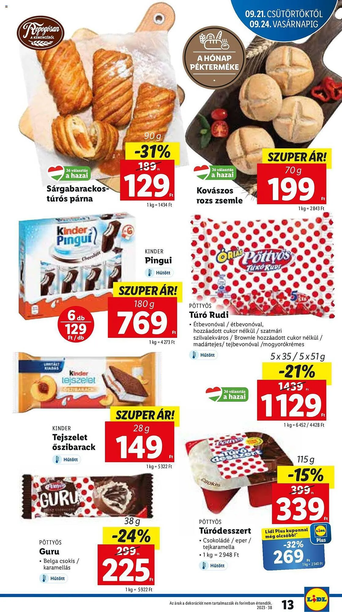 Katalógus Lidl akciós újság szeptember 21.-tól szeptember 27.-ig 2023. - Oldal 13