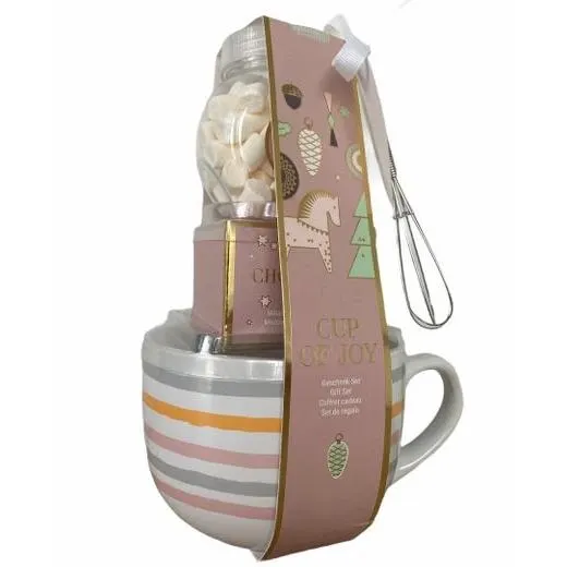 CUP OF JOY ajándékcsomag, csíkos