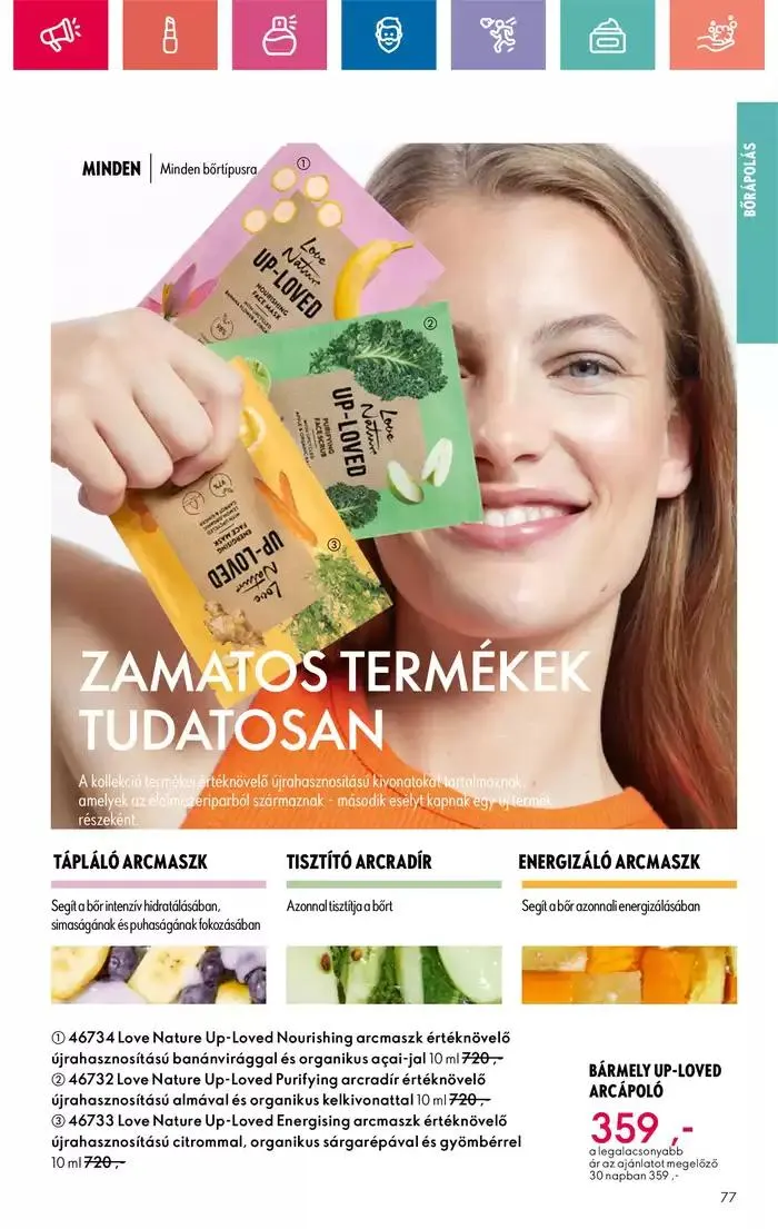 Katalógus ORIFLAME akciós október 20.-tól november 3.-ig 2024. - Oldal 77