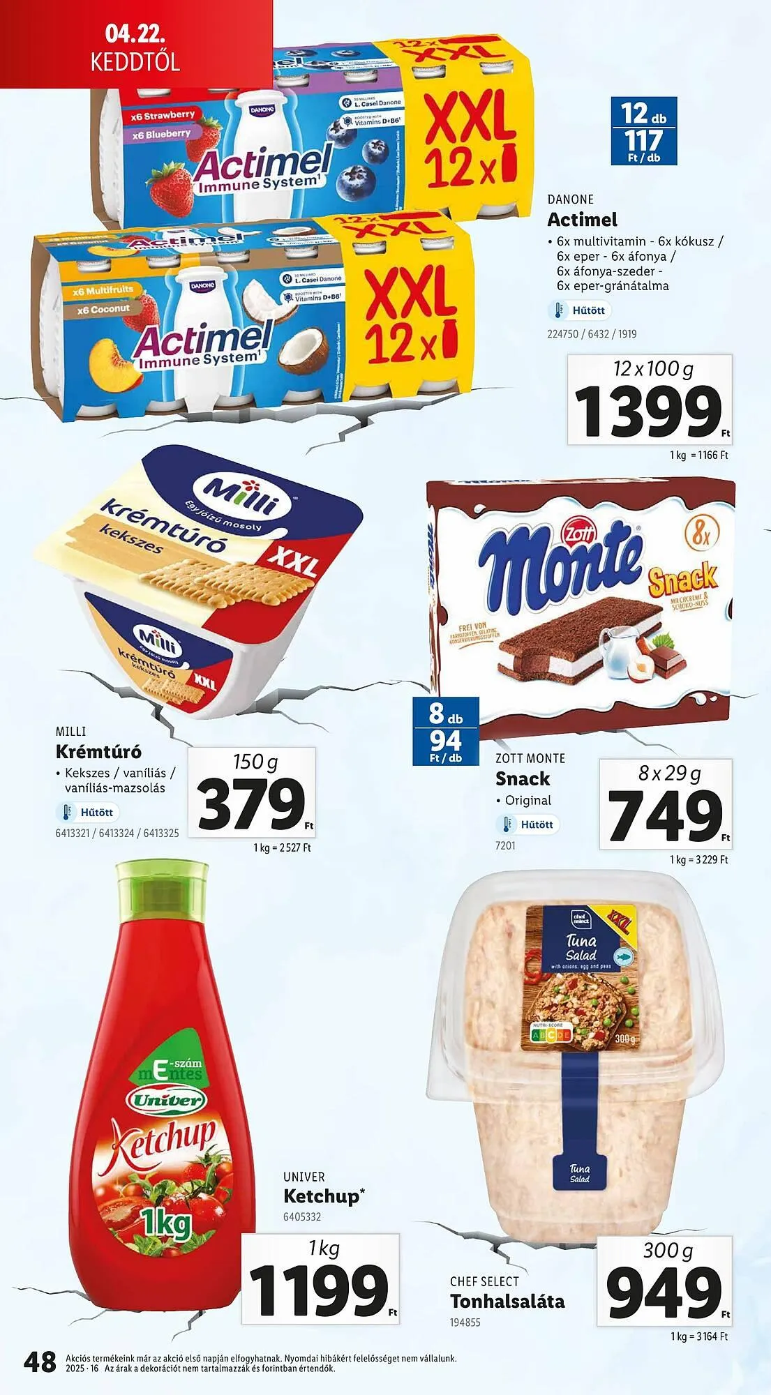 Katalógus Lidl akciós újság április 16.-tól április 19.-ig 2025. - Oldal 48