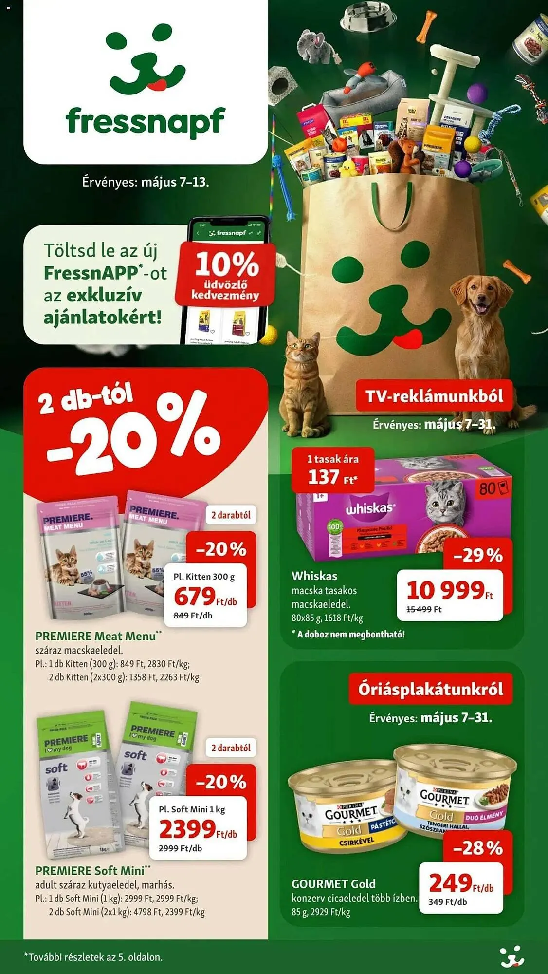 Katalógus Fressnapf akciós újság május 7.-tól május 13.-ig 2026. - Oldal 1