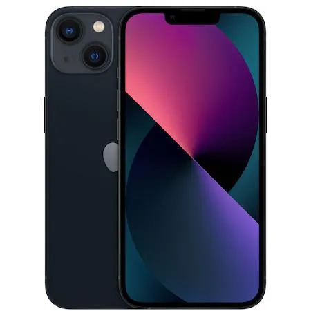 Apple iPhone 13 Mobiltelefon, Kártyafüggetlen, 128GB, 5G, éjfekete