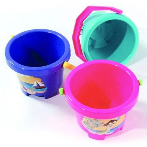 Bástyás homokozó vödör, 2 l-es - kék