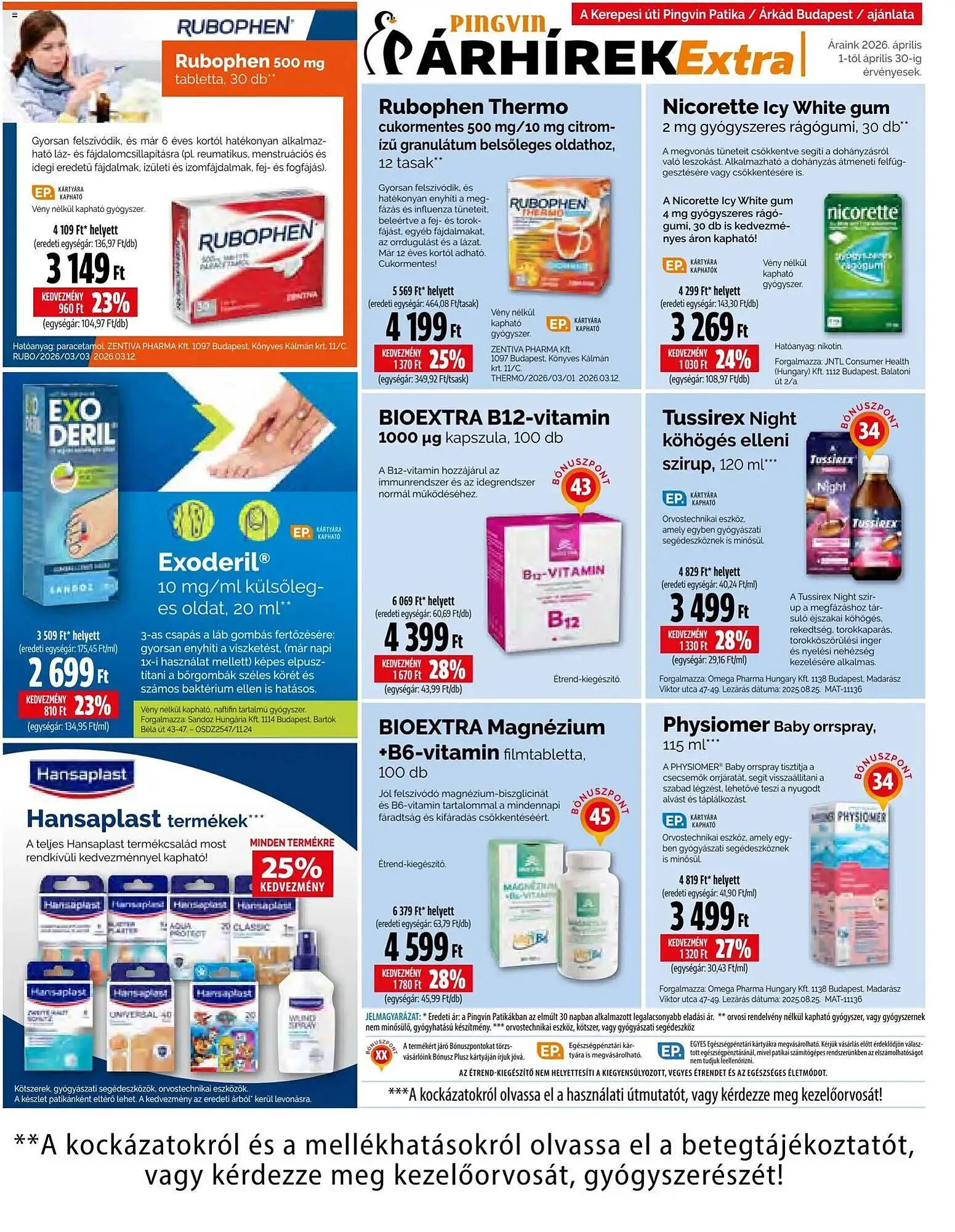 Katalógus Pingvin Patika akciós újság április 1.-tól április 30.-ig 2026. - Oldal 10