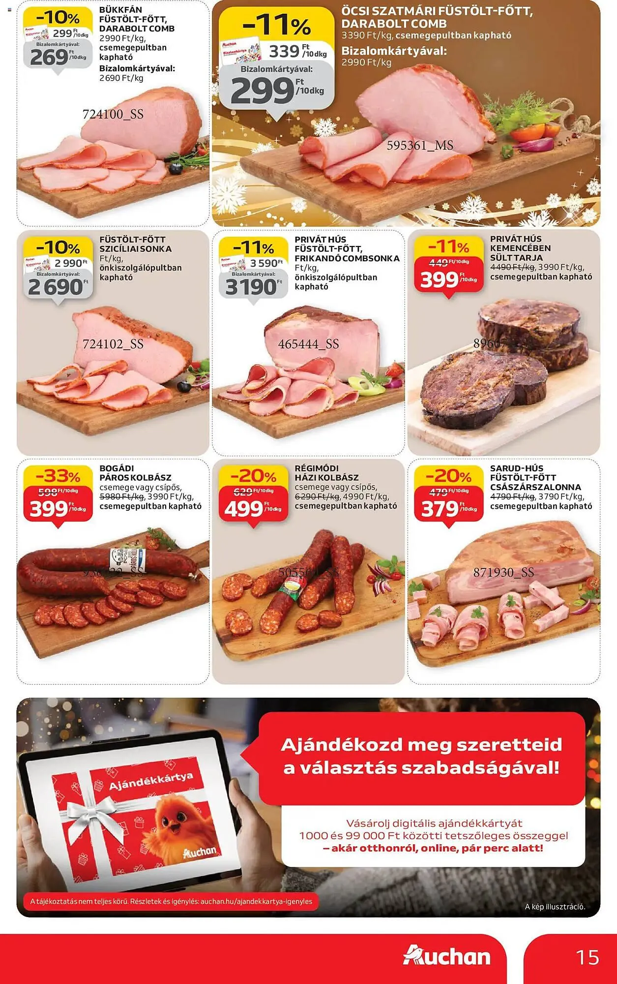 Katalógus Auchan akciós újság december 18.-tól december 24.-ig 2025. - Oldal 15
