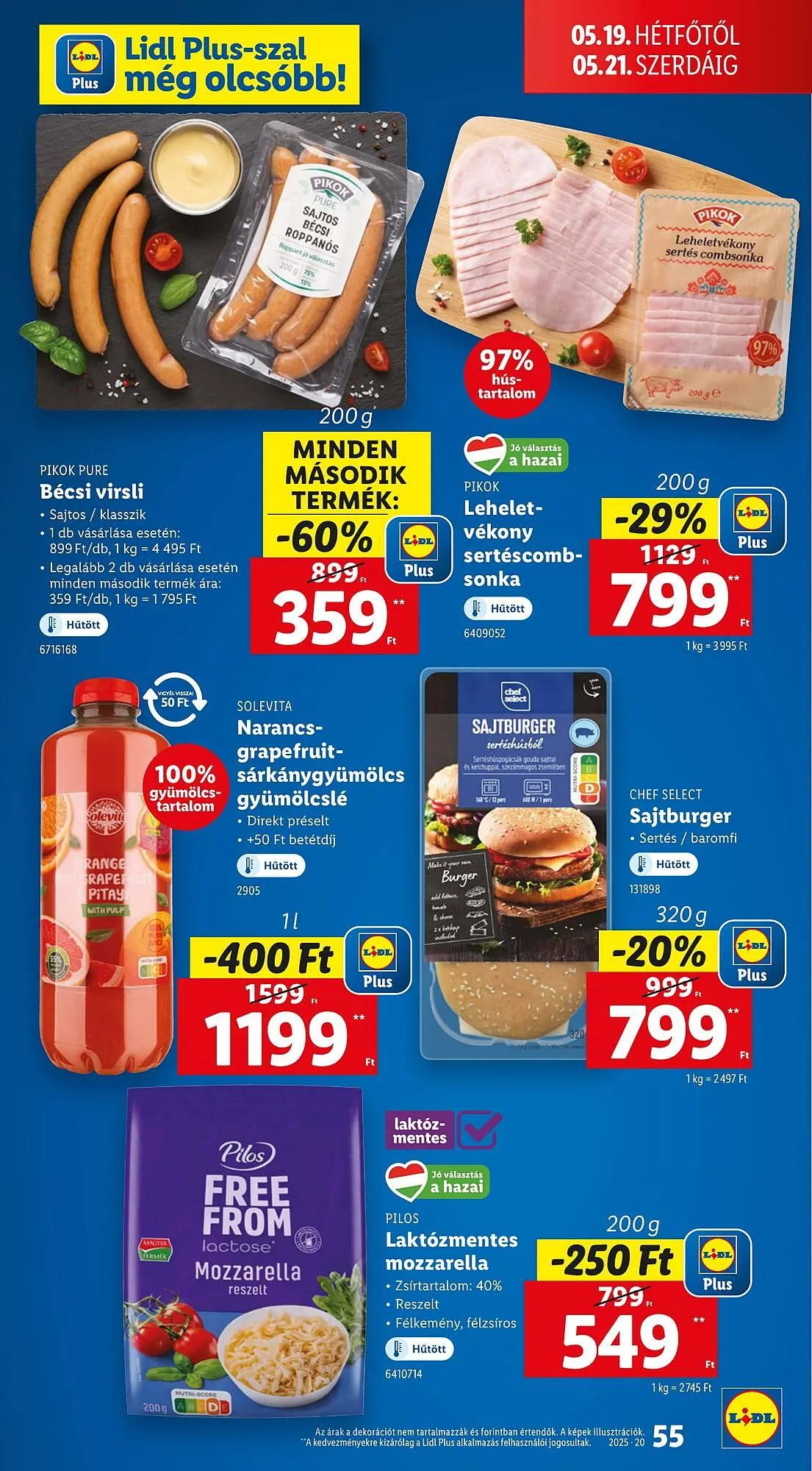 Katalógus Lidl akciós újság május 15.-tól május 21.-ig 2025. - Oldal 55