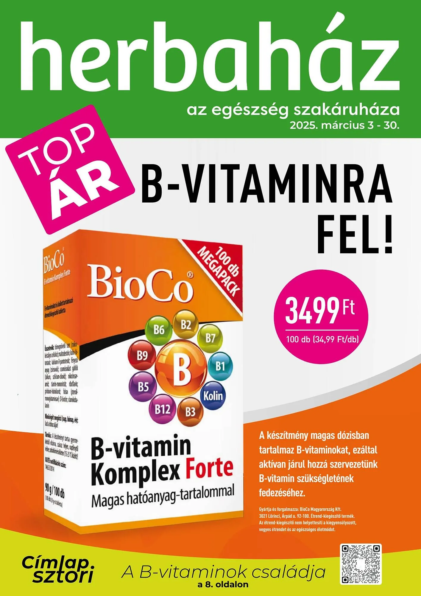 Katalógus Herbaház akciós újság március 3.-tól március 30.-ig 2025. - Oldal 1