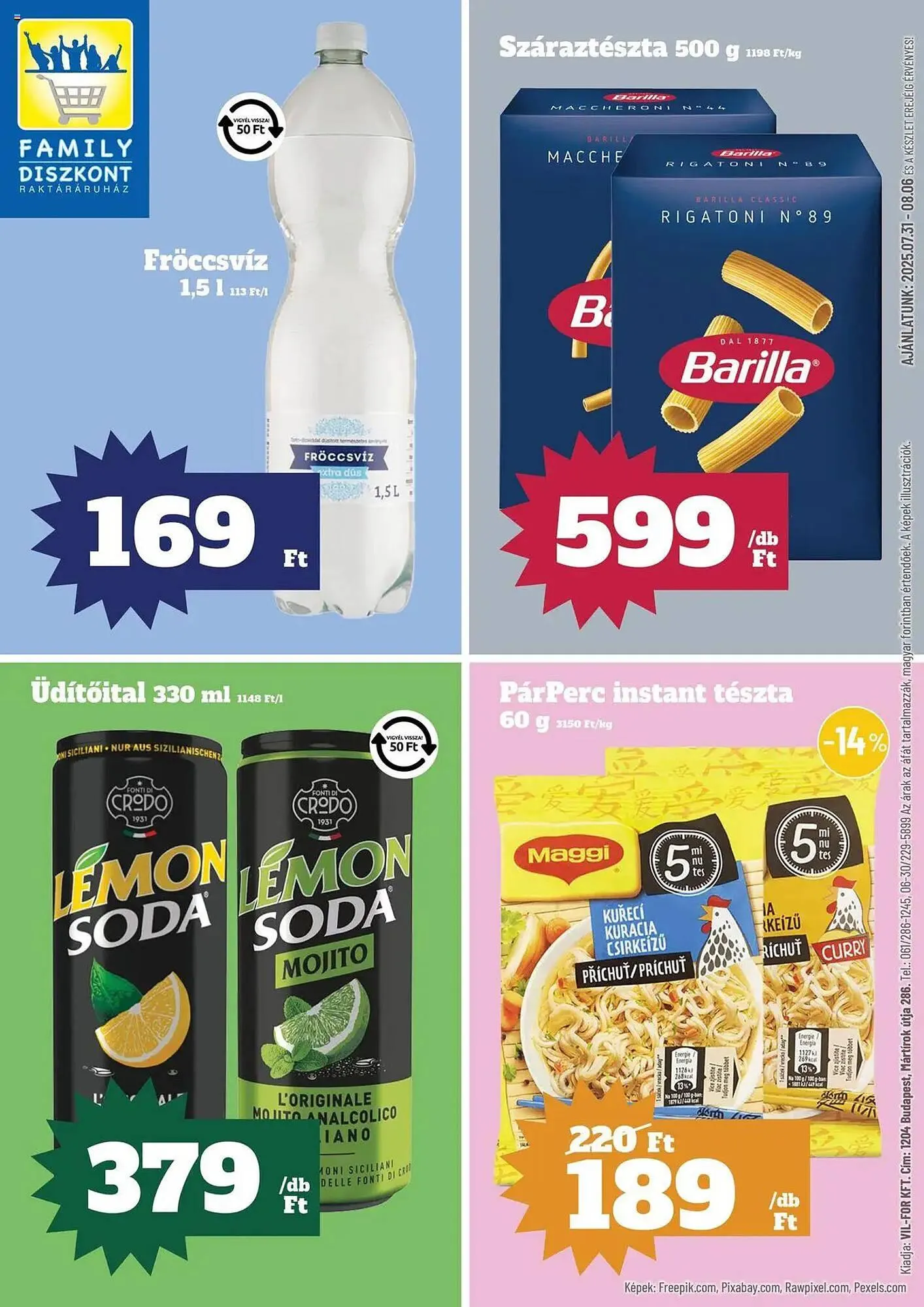 Family Diszkont akciós újság - 1