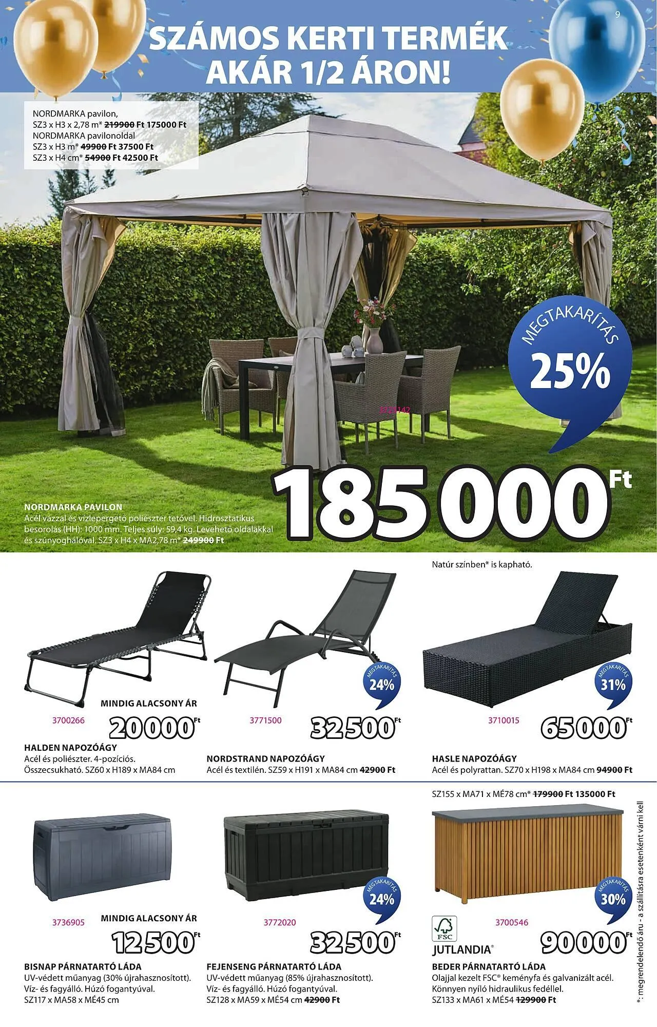 Katalógus JYSK akciós újság április 23.-tól május 18.-ig 2025. - Oldal 9