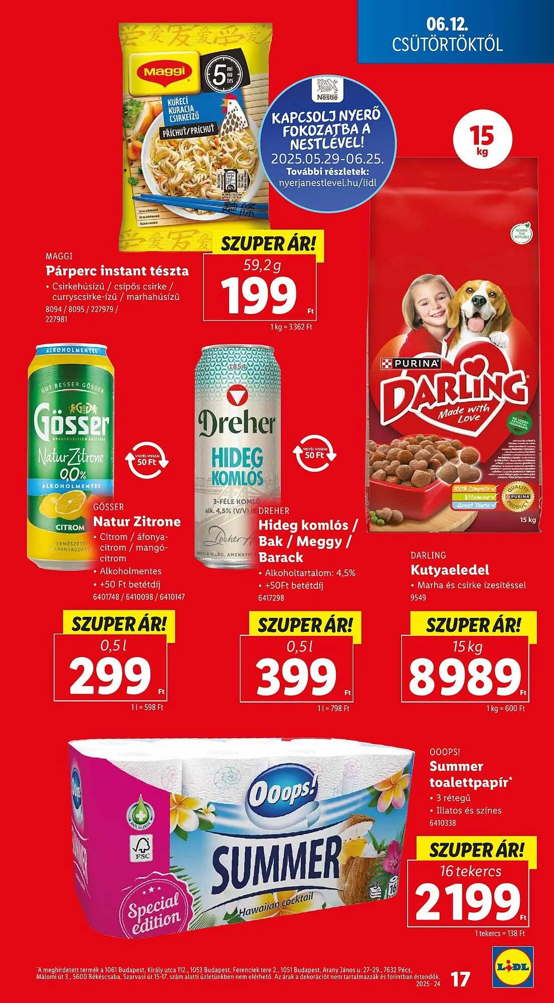 Katalógus Lidl akciós újság június 12.-tól június 18.-ig 2025. - Oldal 17