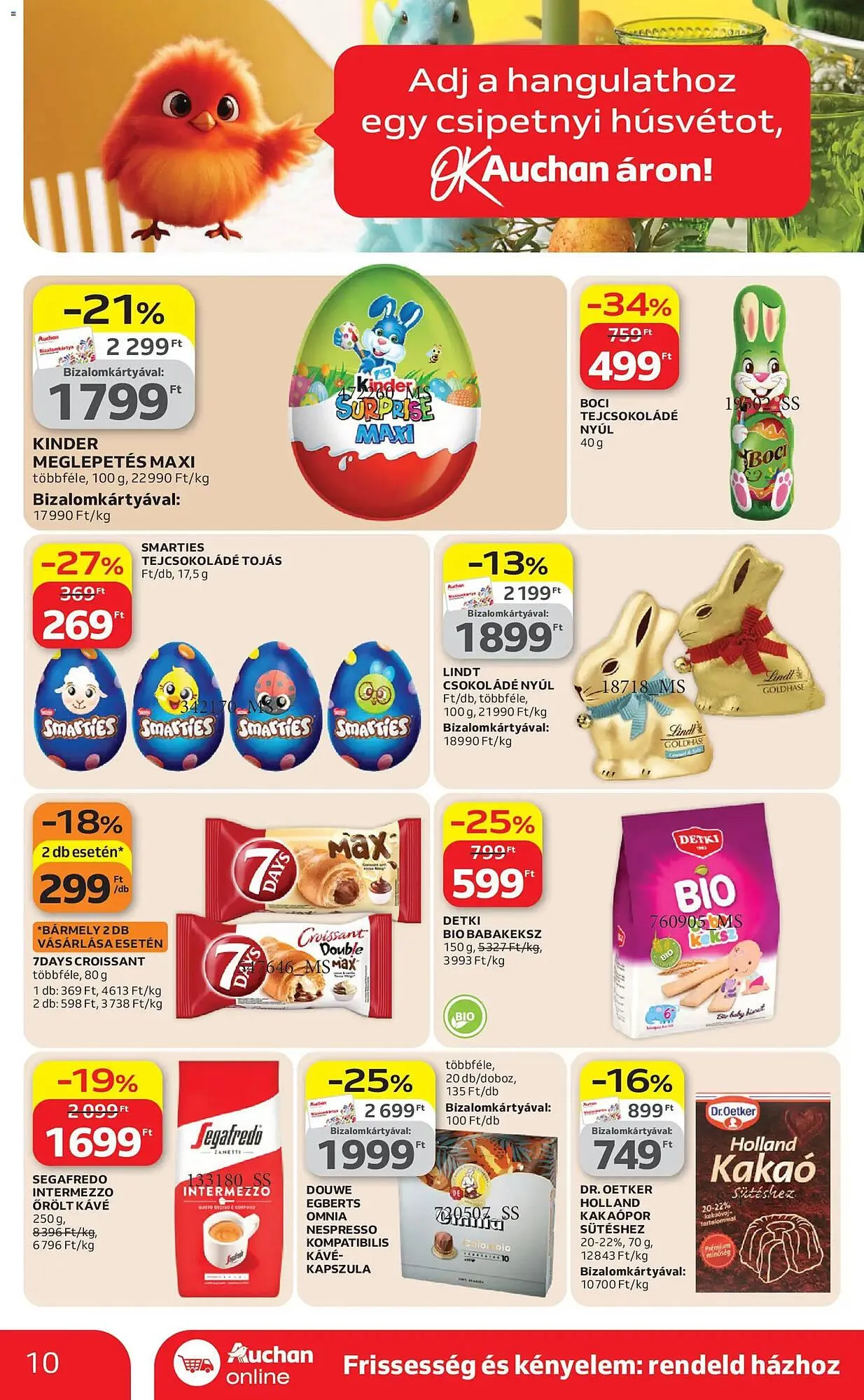 Katalógus Auchan akciós újság március 26.-tól április 8.-ig 2026. - Oldal 10