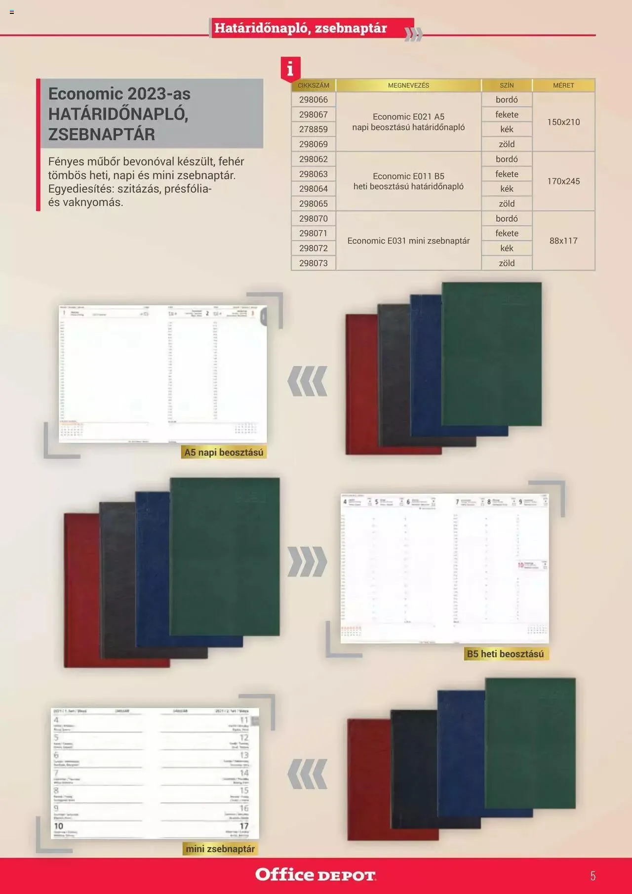 Katalógus Office Depot - Akciós újság október 4.-tól december 31.-ig 2023. - Oldal 5