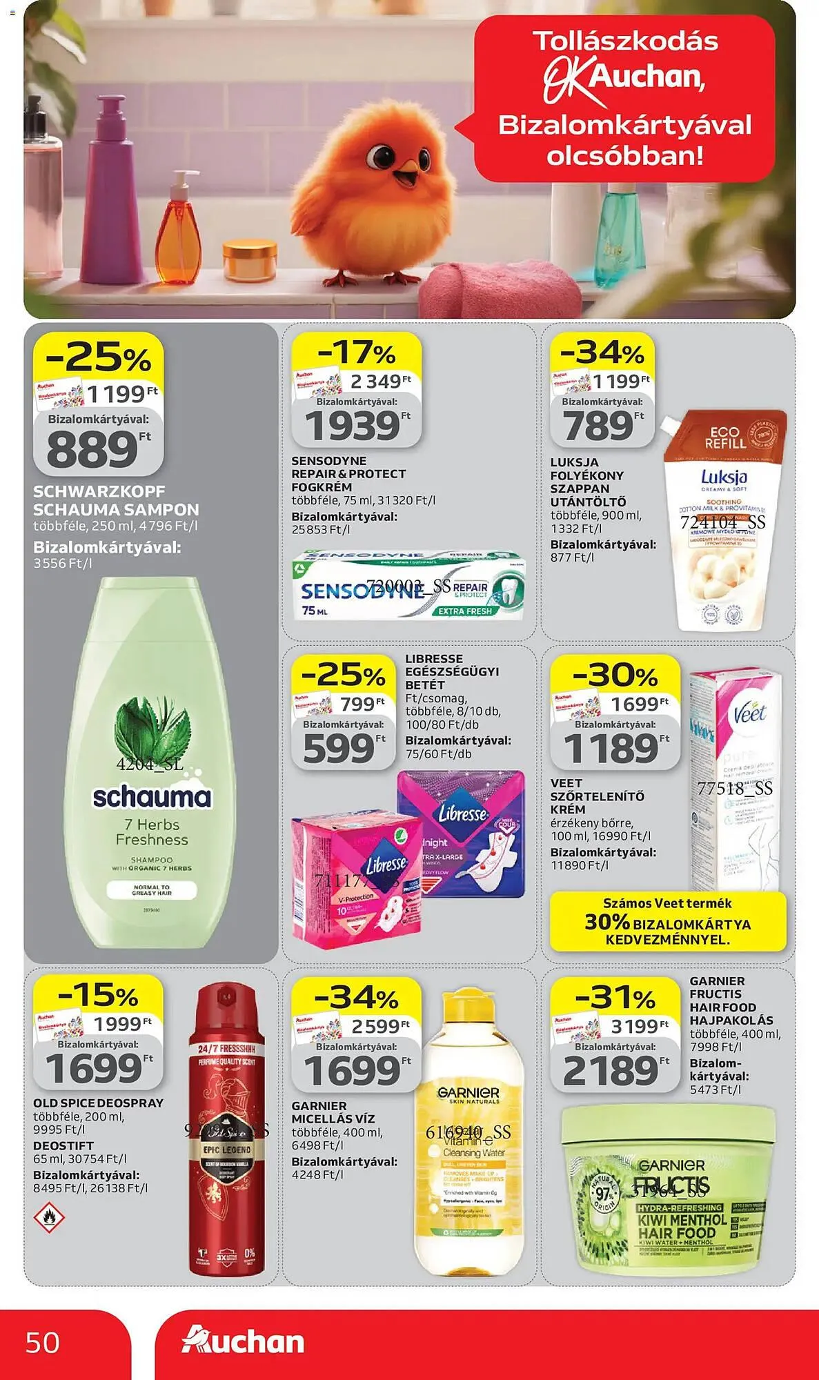 Katalógus Auchan akciós újság március 26.-tól április 8.-ig 2026. - Oldal 50
